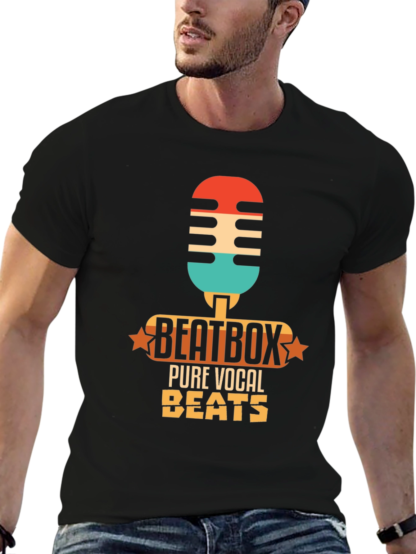 Beatbox Pure Vocal Beats Graphic T-Shirt