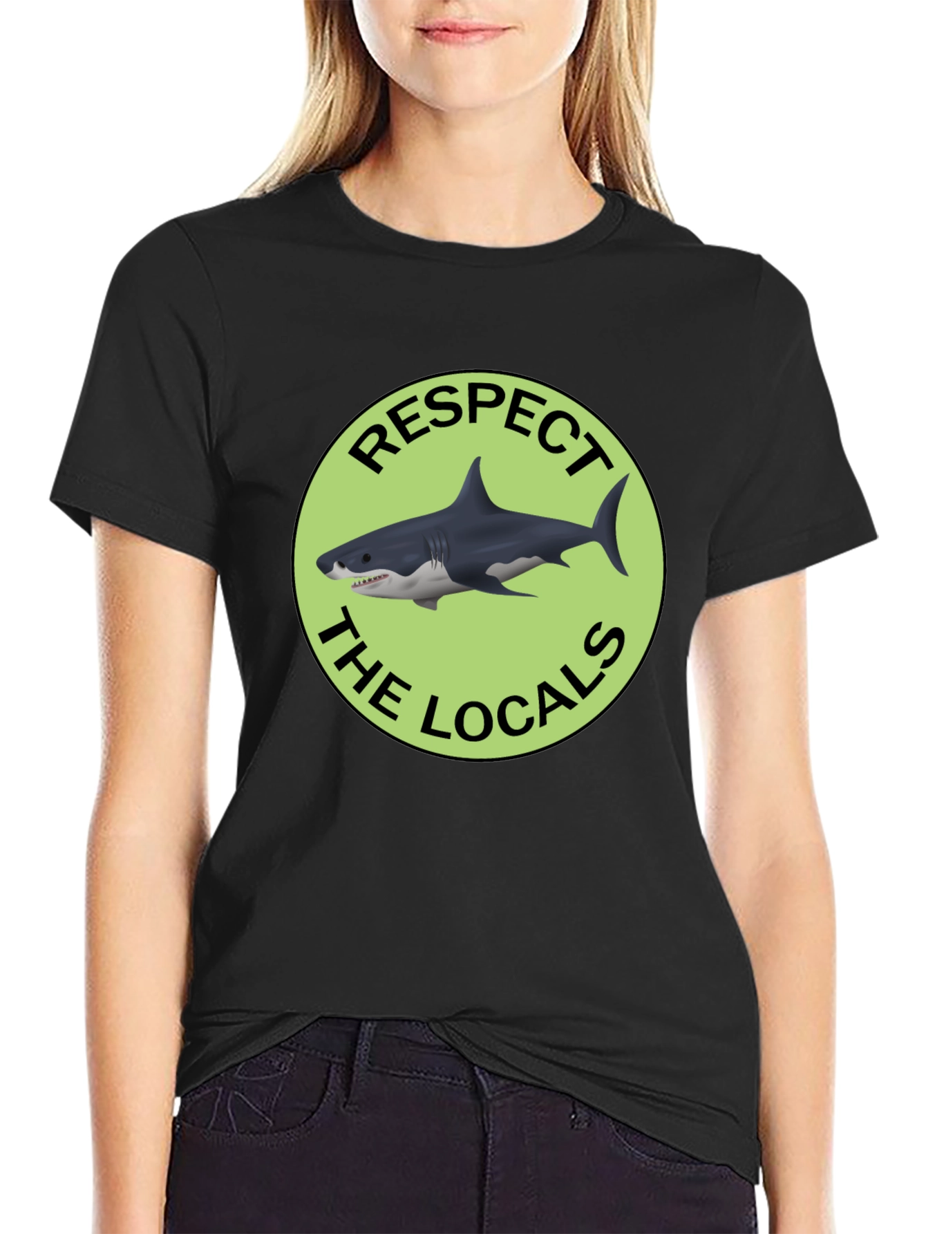 Respect the Locals Shark Graphic Tee