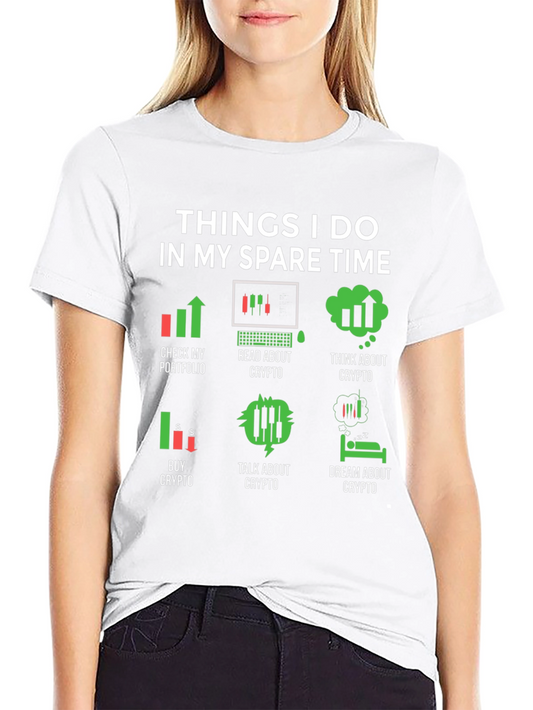 Crypto Lover T-Shirt: Things I Do In My Spare Time