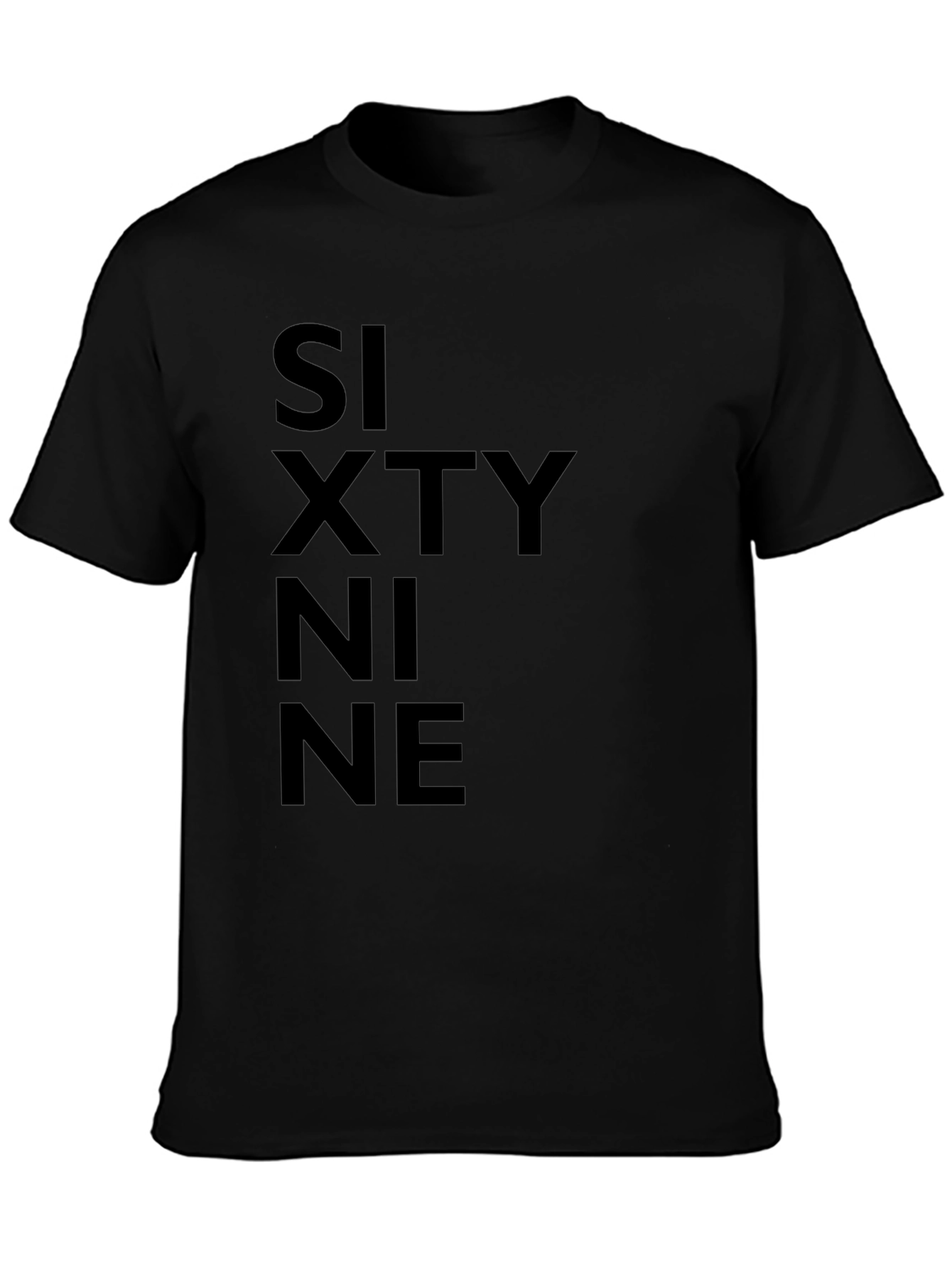 Sixty Nine Black Graphic Tee