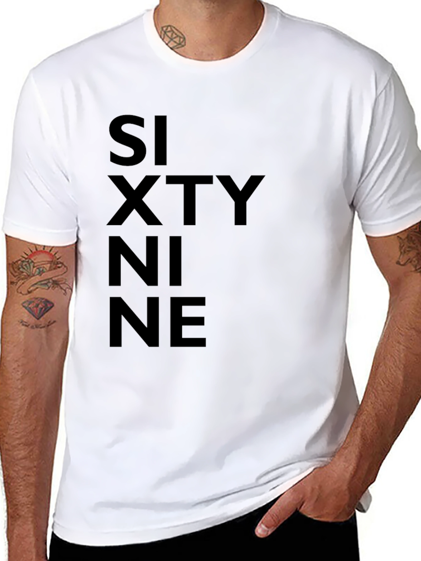 Sixty Nine Black Graphic Tee