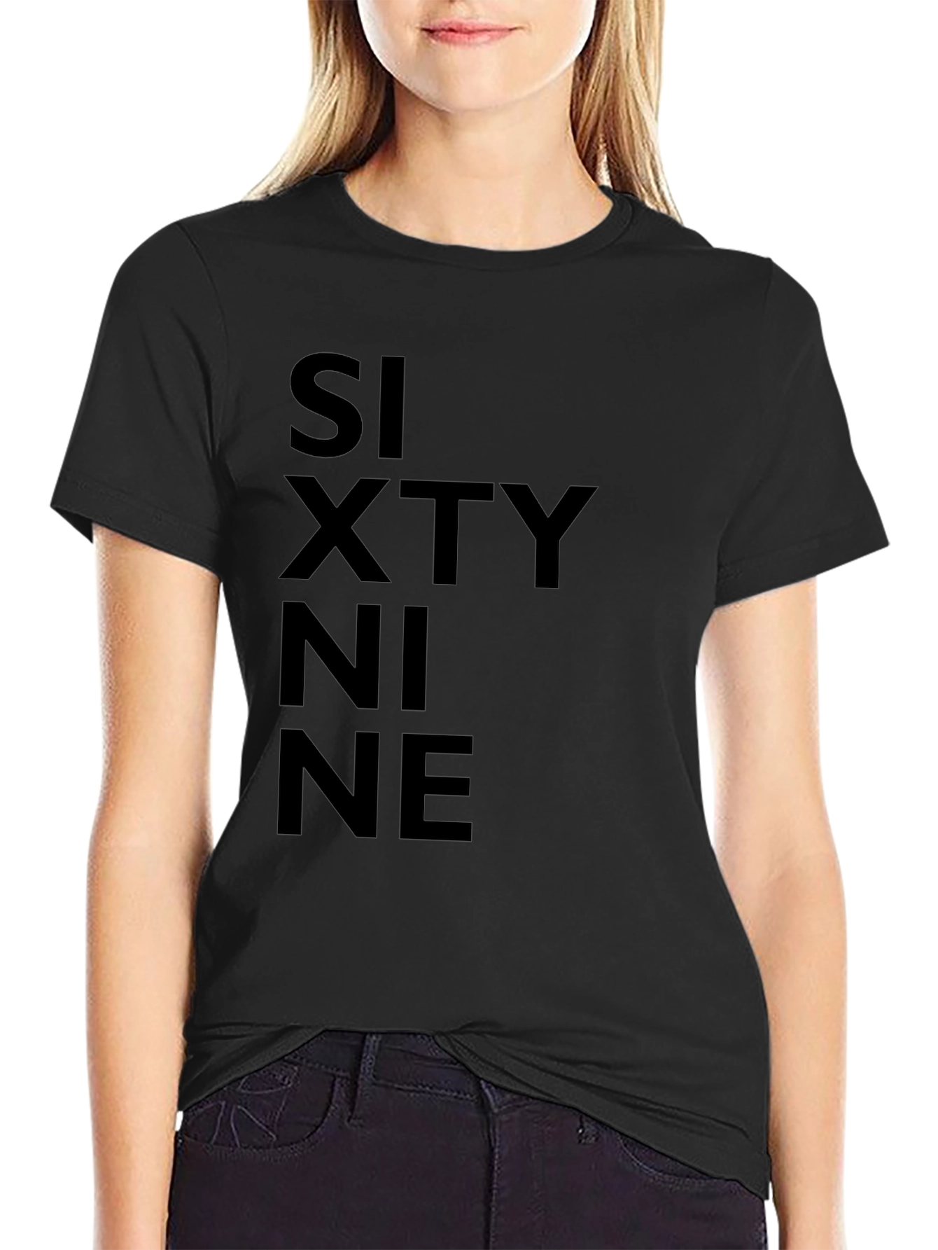 Sixty Nine Black Graphic Tee