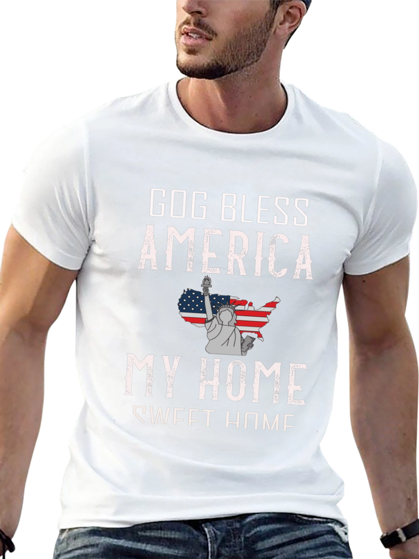 God Bless America Patriotic T-Shirt