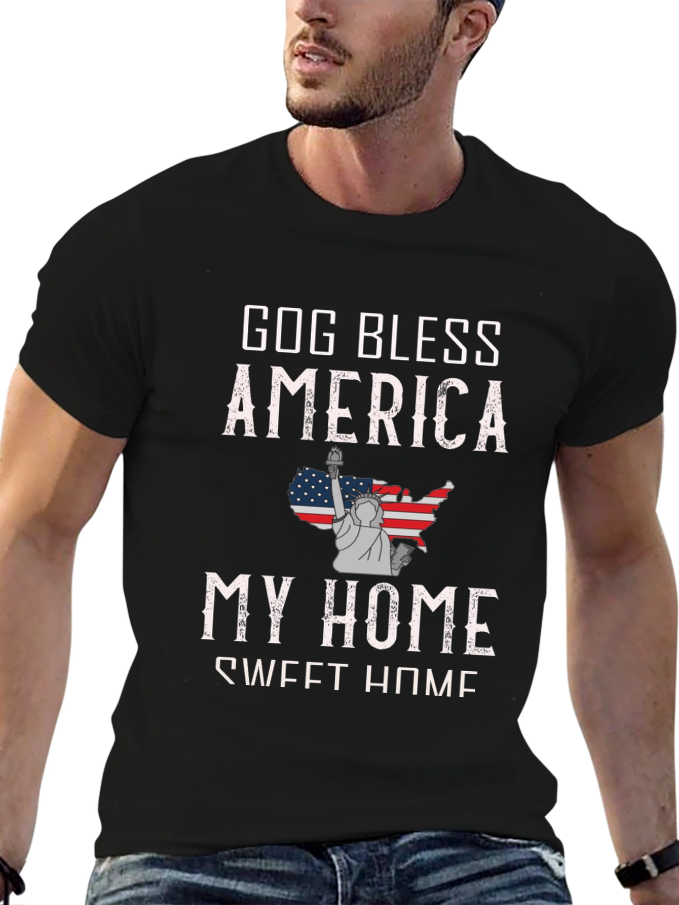 God Bless America Patriotic T-Shirt