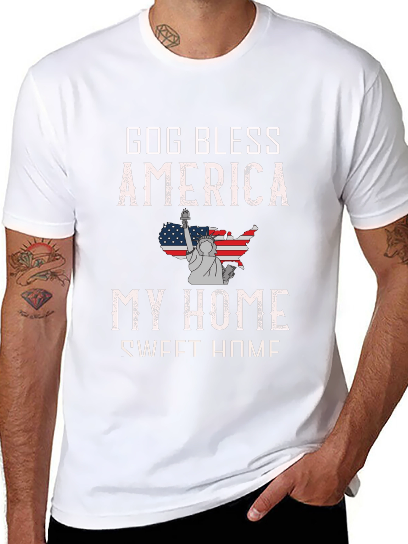 God Bless America Patriotic T-Shirt