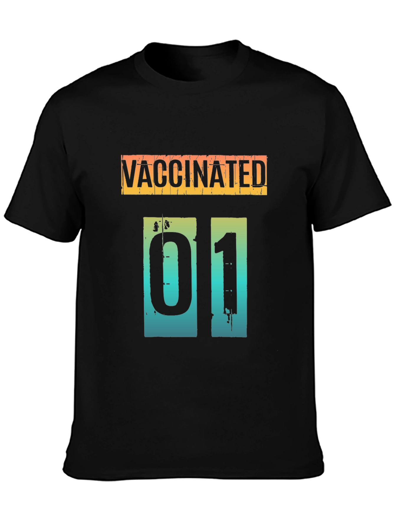 Vaccinated Graphic Tee - Modern Style