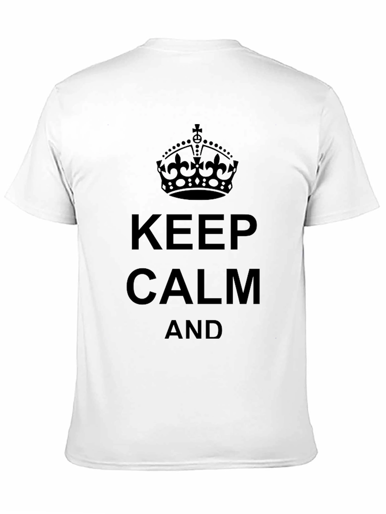 Keep Calm Graphic Tee - Classic Design