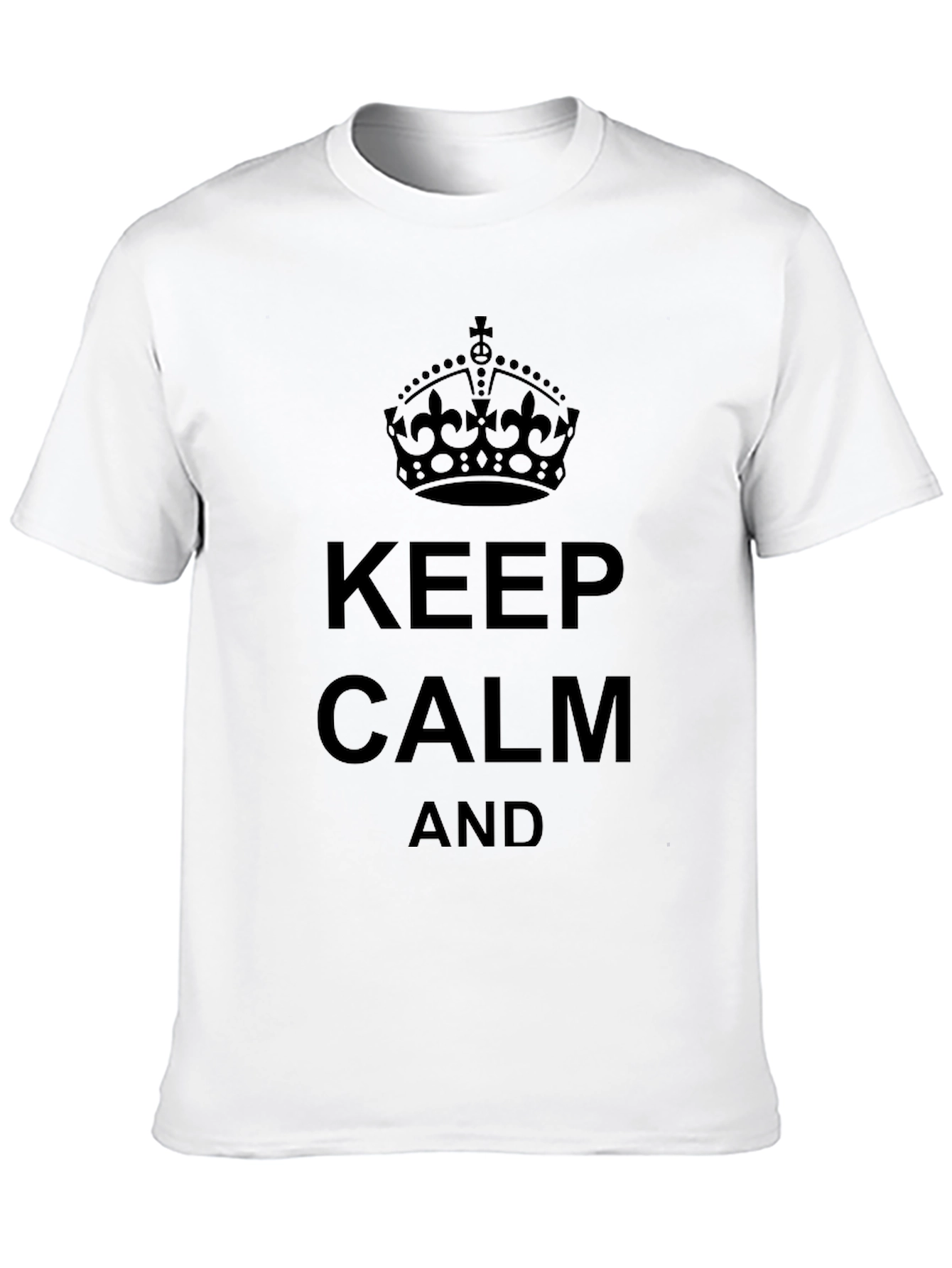Keep Calm Graphic Tee - Classic Design