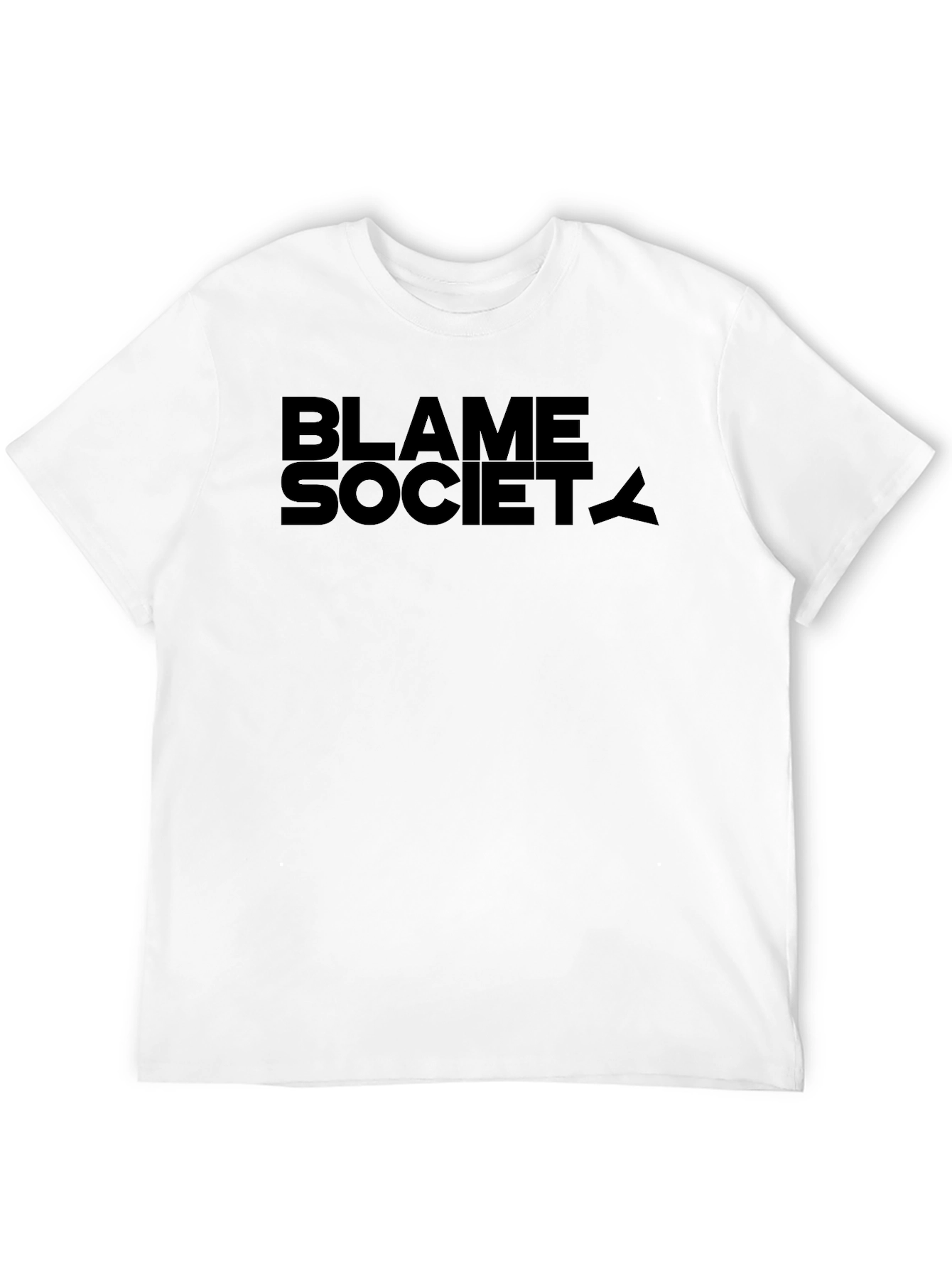Blame Society Graphic Tee - Unisex Black T-Shirt