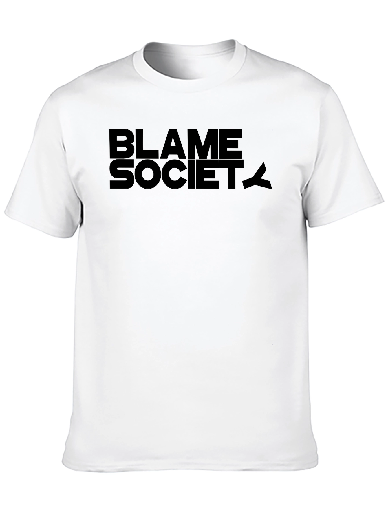 Blame Society Graphic Tee - Unisex Black T-Shirt