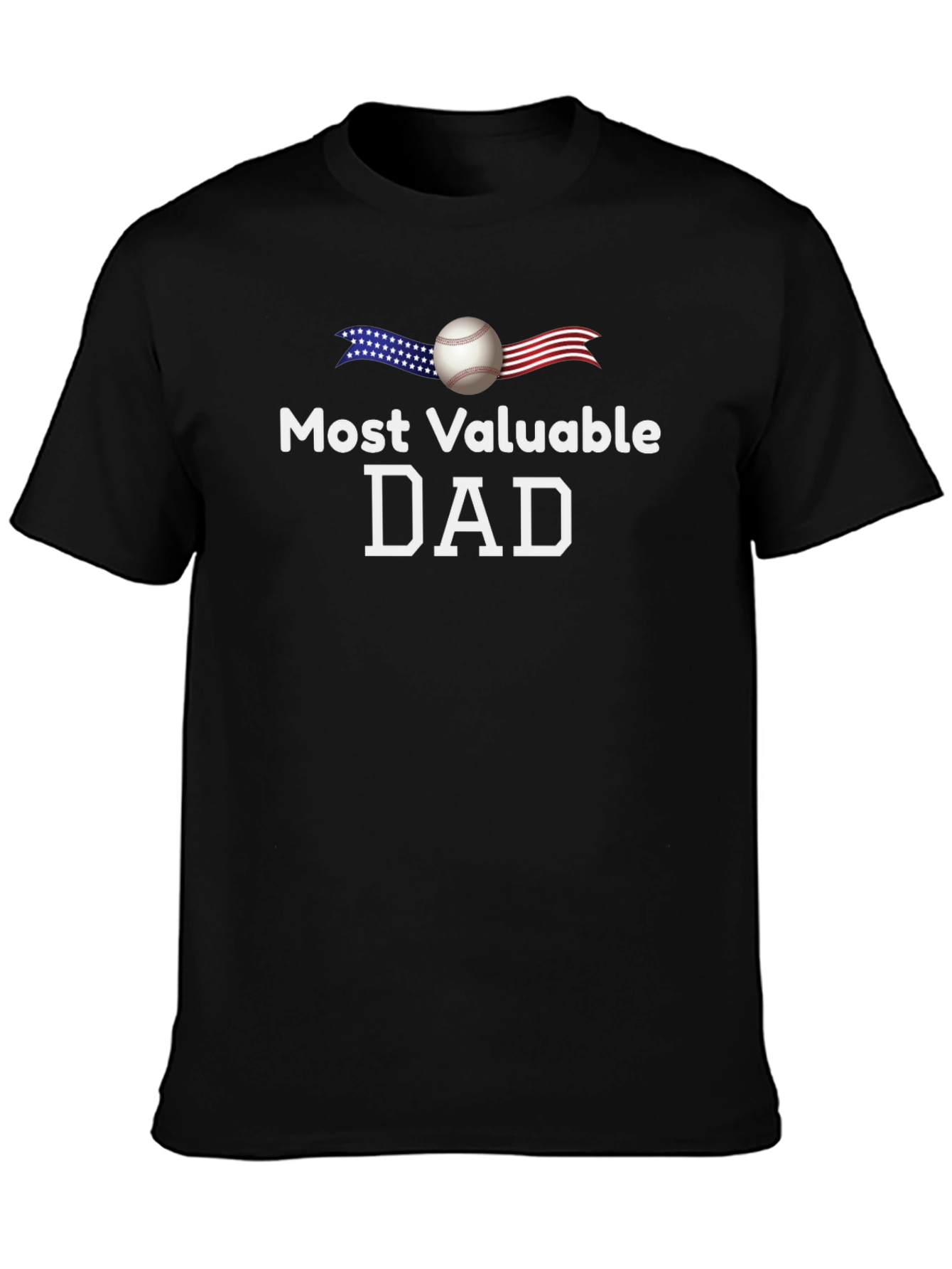 Most Valuable Dad Baseball T-Shirt