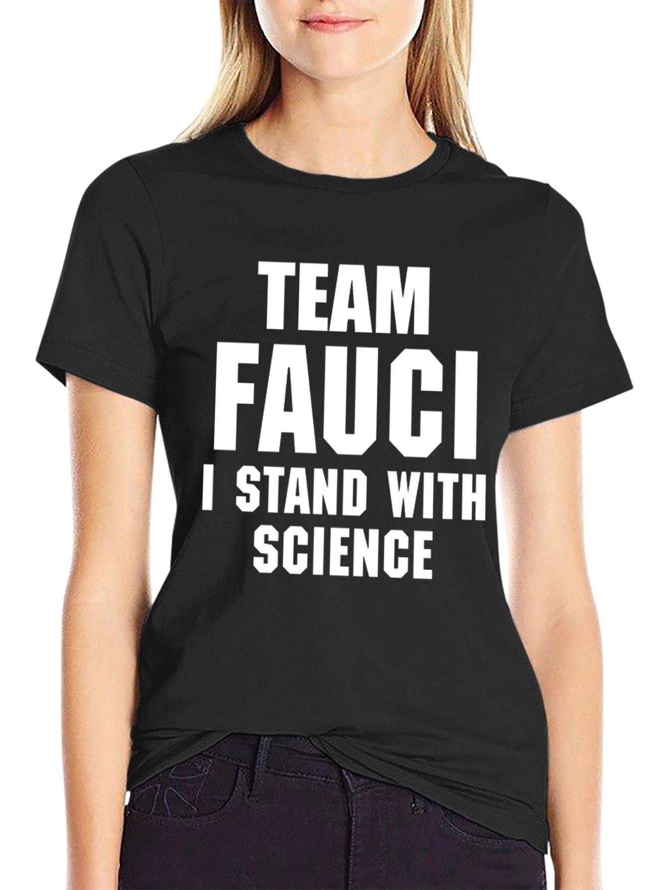 Team Fauci I Stand With Science Graphic T-Shirt