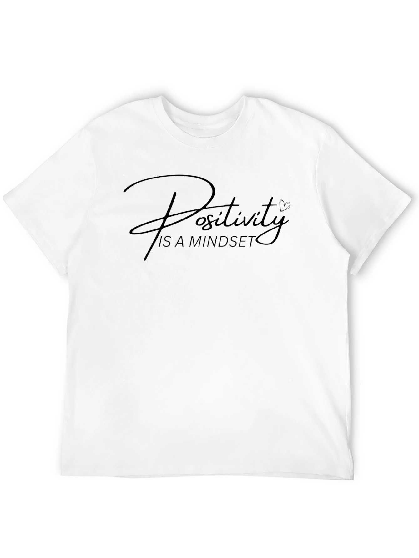 Positivity Mindset Black T-Shirt | Motivational Apparel
