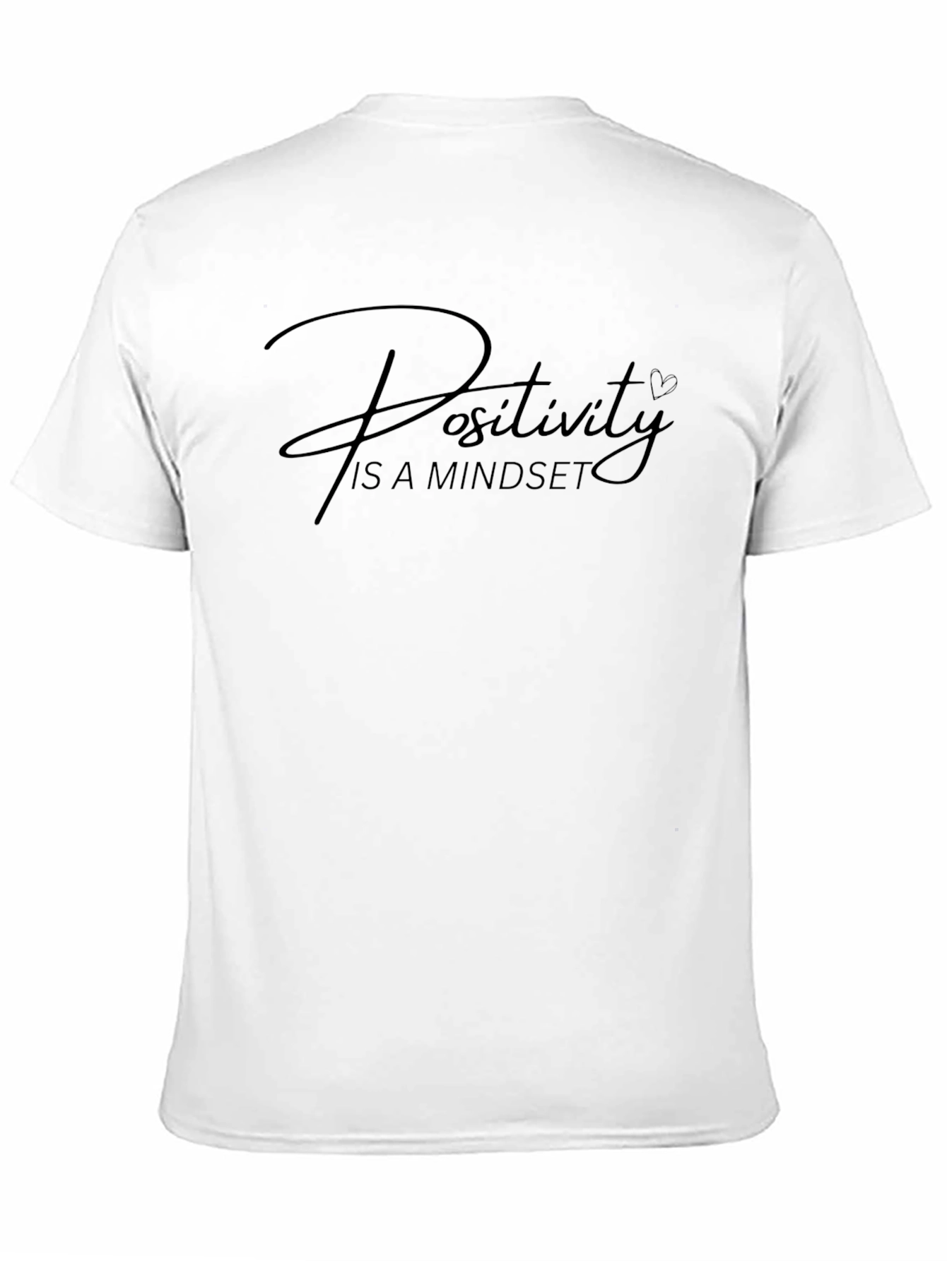 Positivity Mindset Black T-Shirt | Motivational Apparel