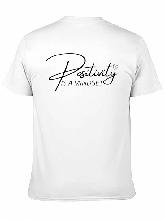 Positivity Mindset Black T-Shirt | Motivational Apparel