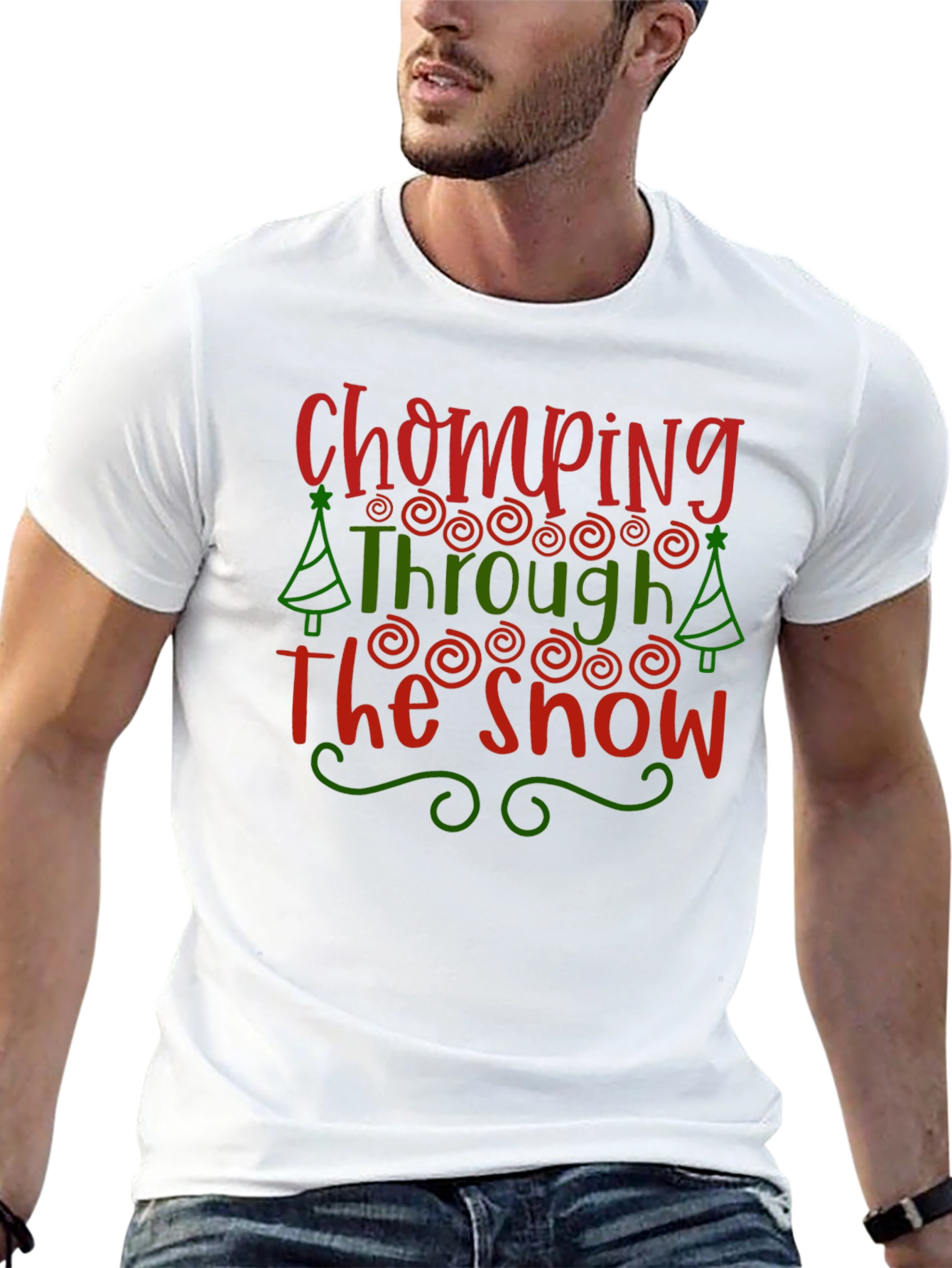 Chomping Through The Snow Christmas T-Shirt