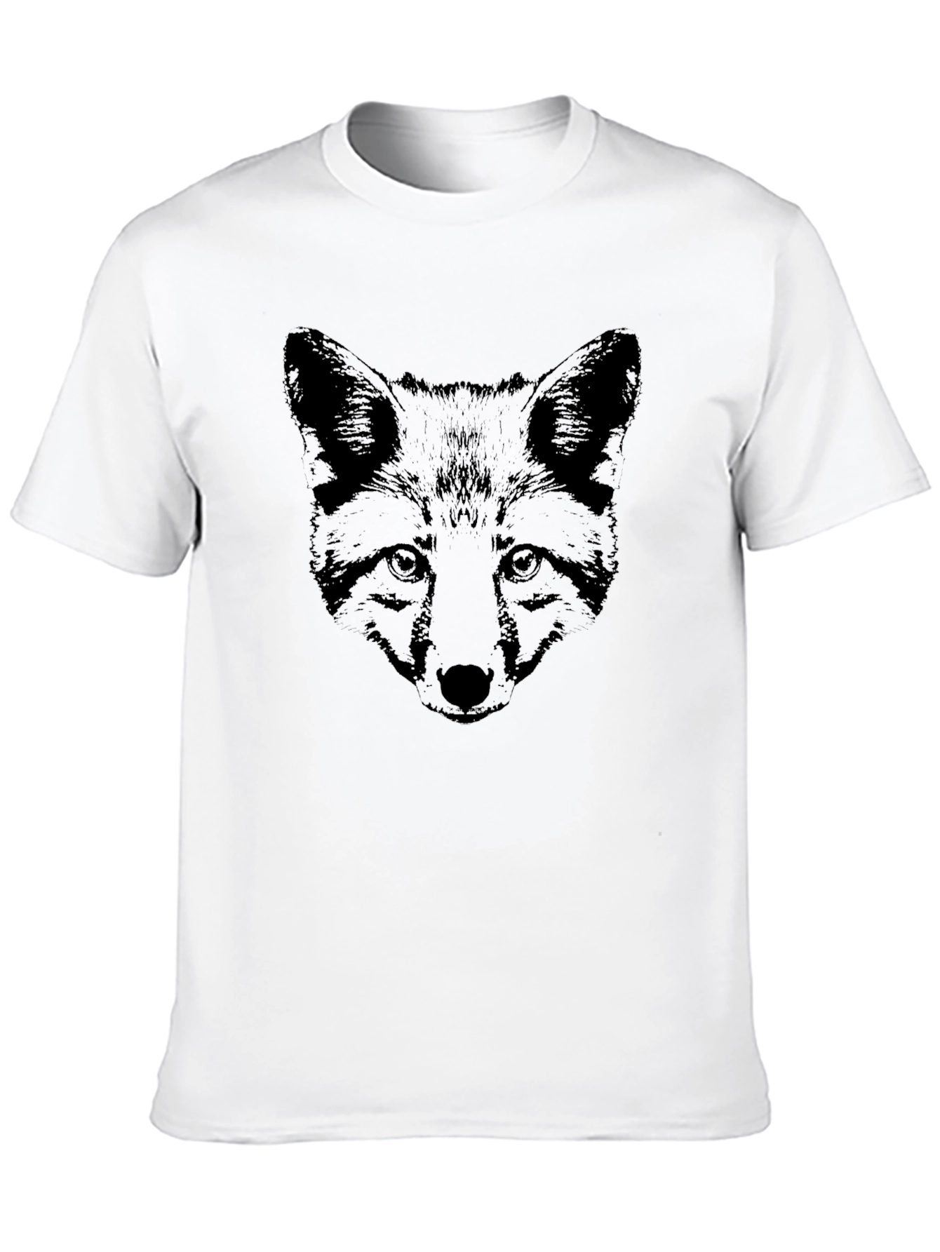 Black Fox Graphic Tee - Stylish & Unique