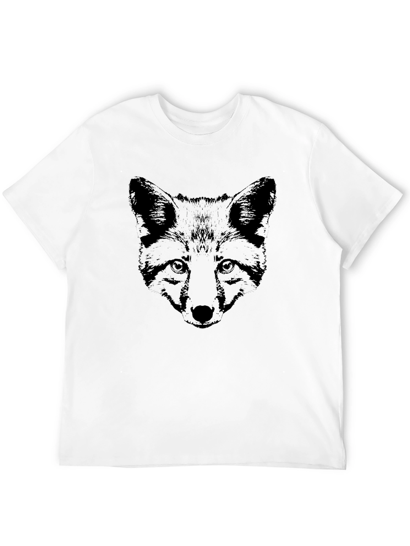 Black Fox Graphic Tee - Stylish & Unique