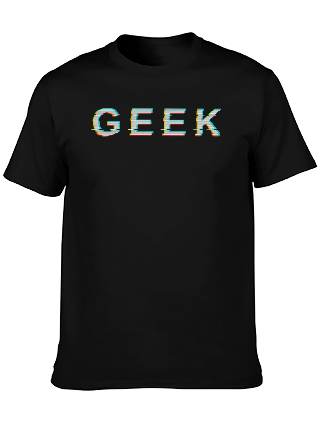 Geek Glitch T-Shirt - Modern Graphic Tee