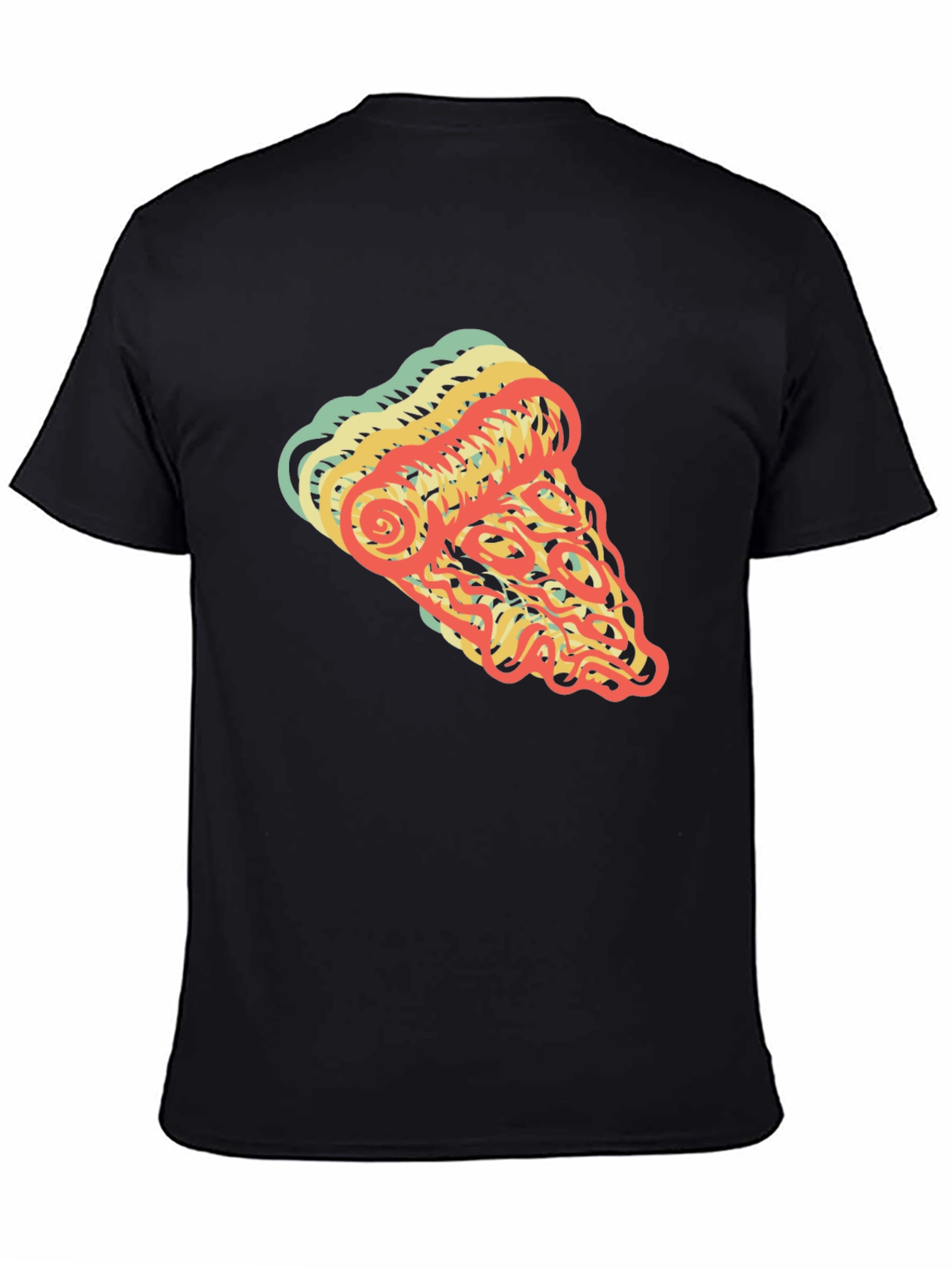 Retro Pizza Slice Graphic T-Shirt
