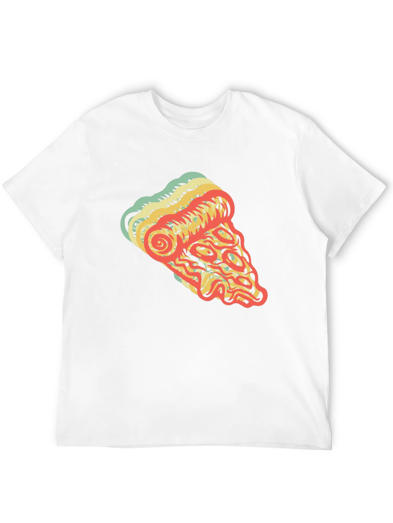 Retro Pizza Slice Graphic T-Shirt