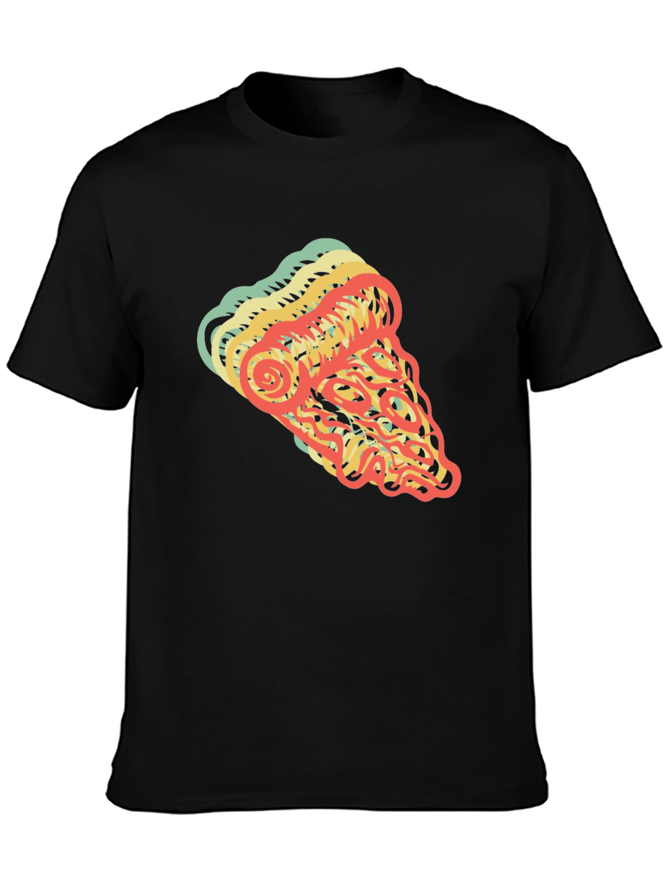 Retro Pizza Slice Graphic T-Shirt