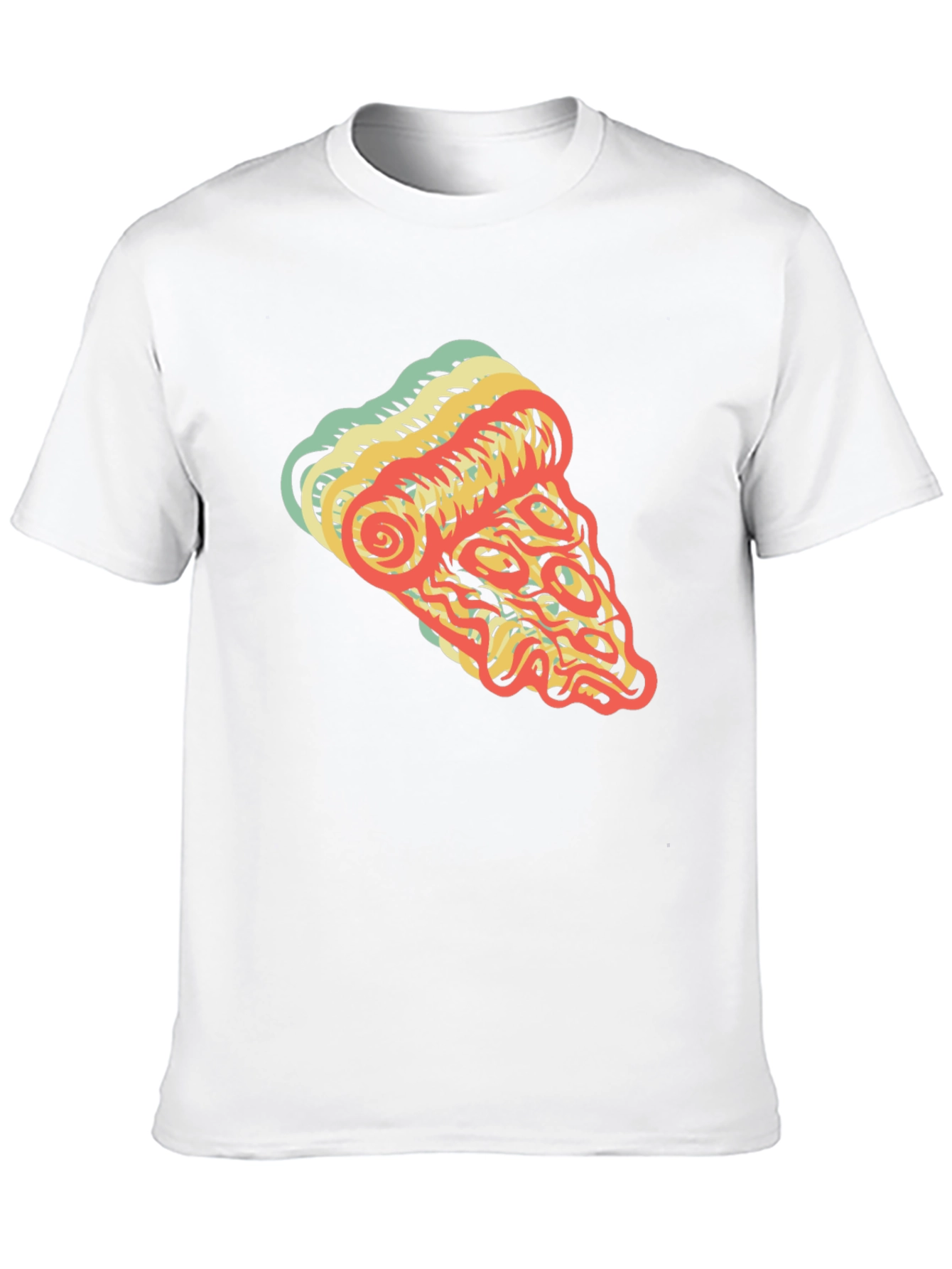 Retro Pizza Slice Graphic T-Shirt