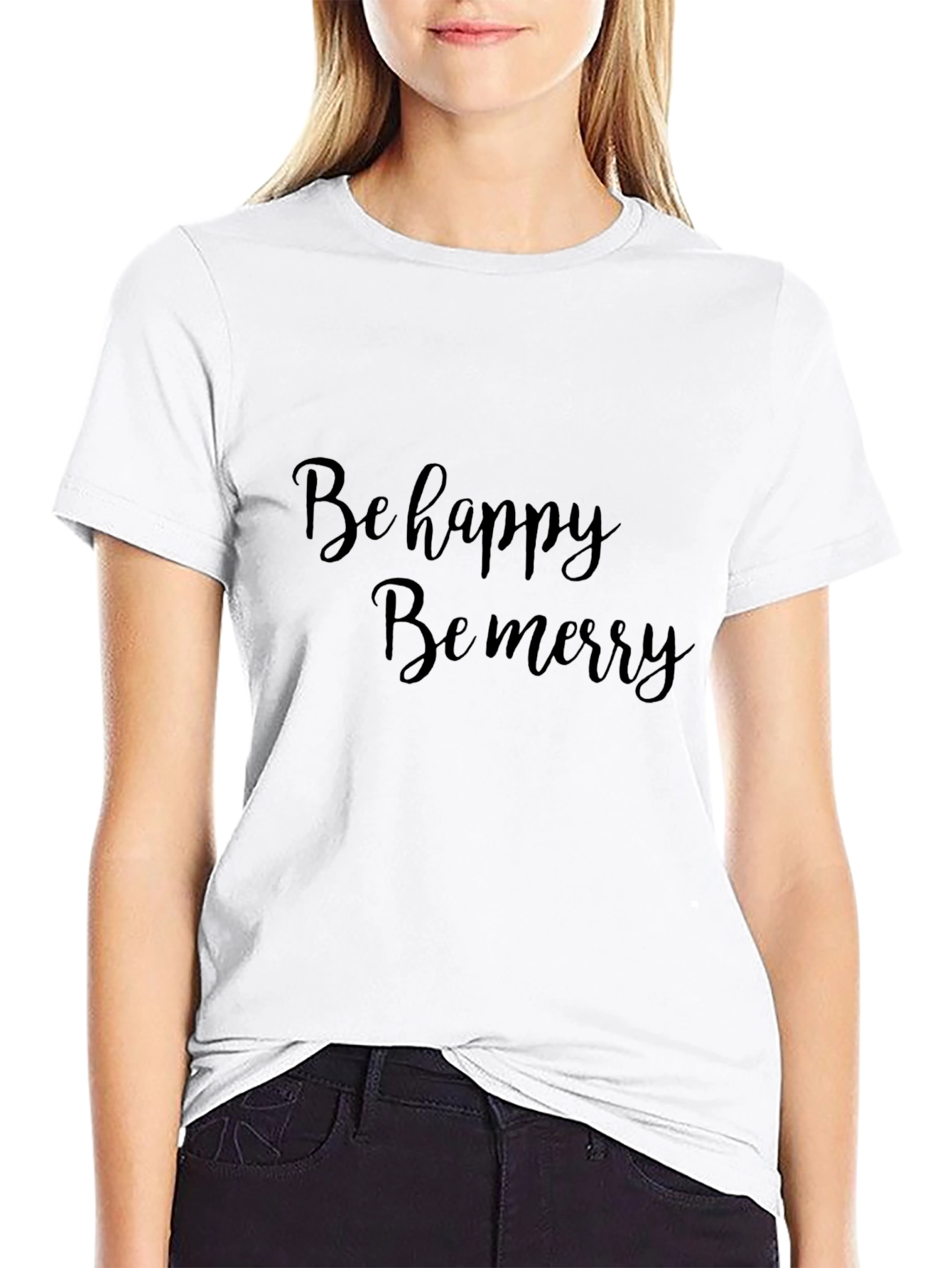 Be Happy Be Merry Graphic Tee