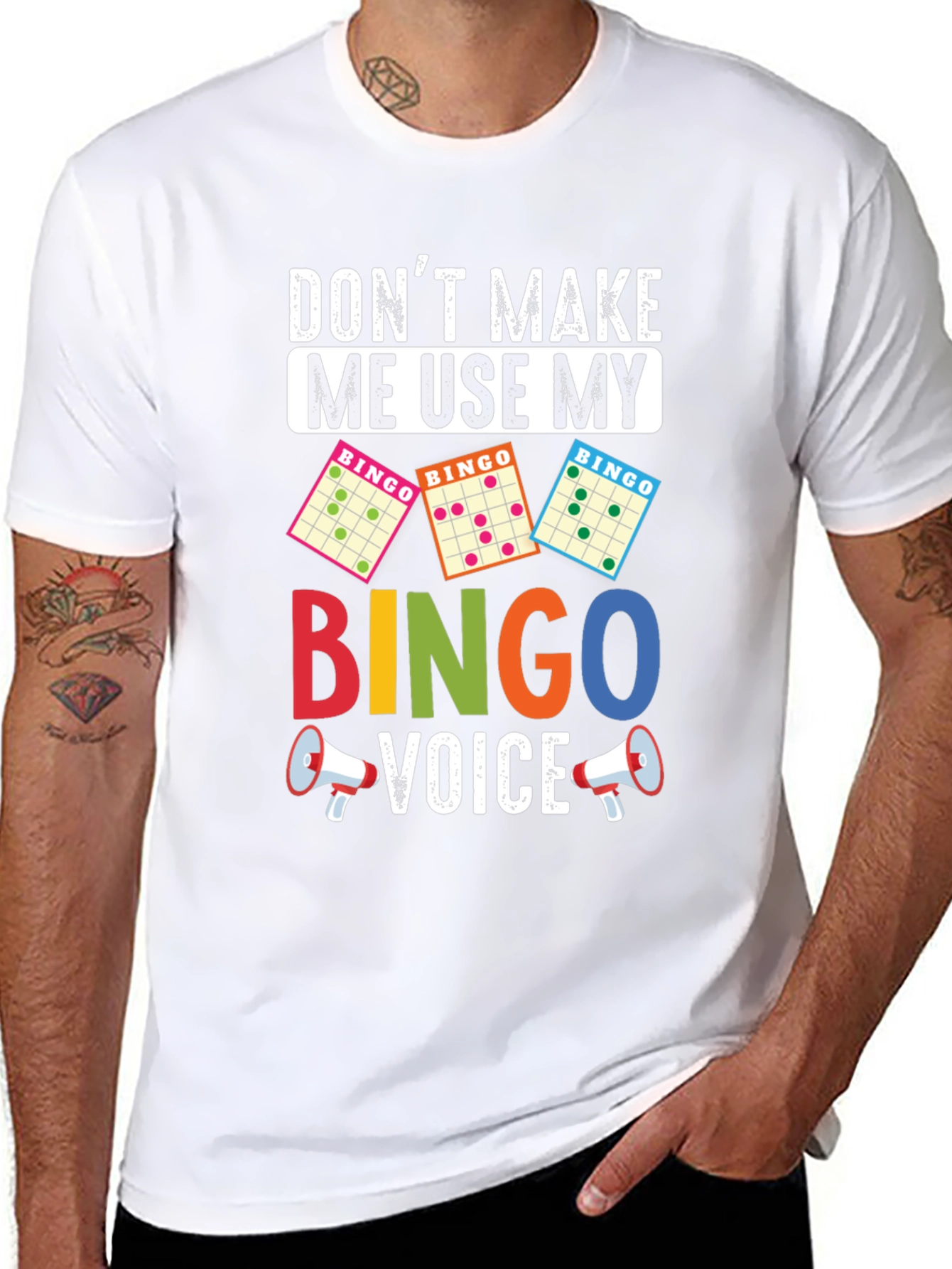 Dont Make Me Use My Bingo Voice T-Shirt