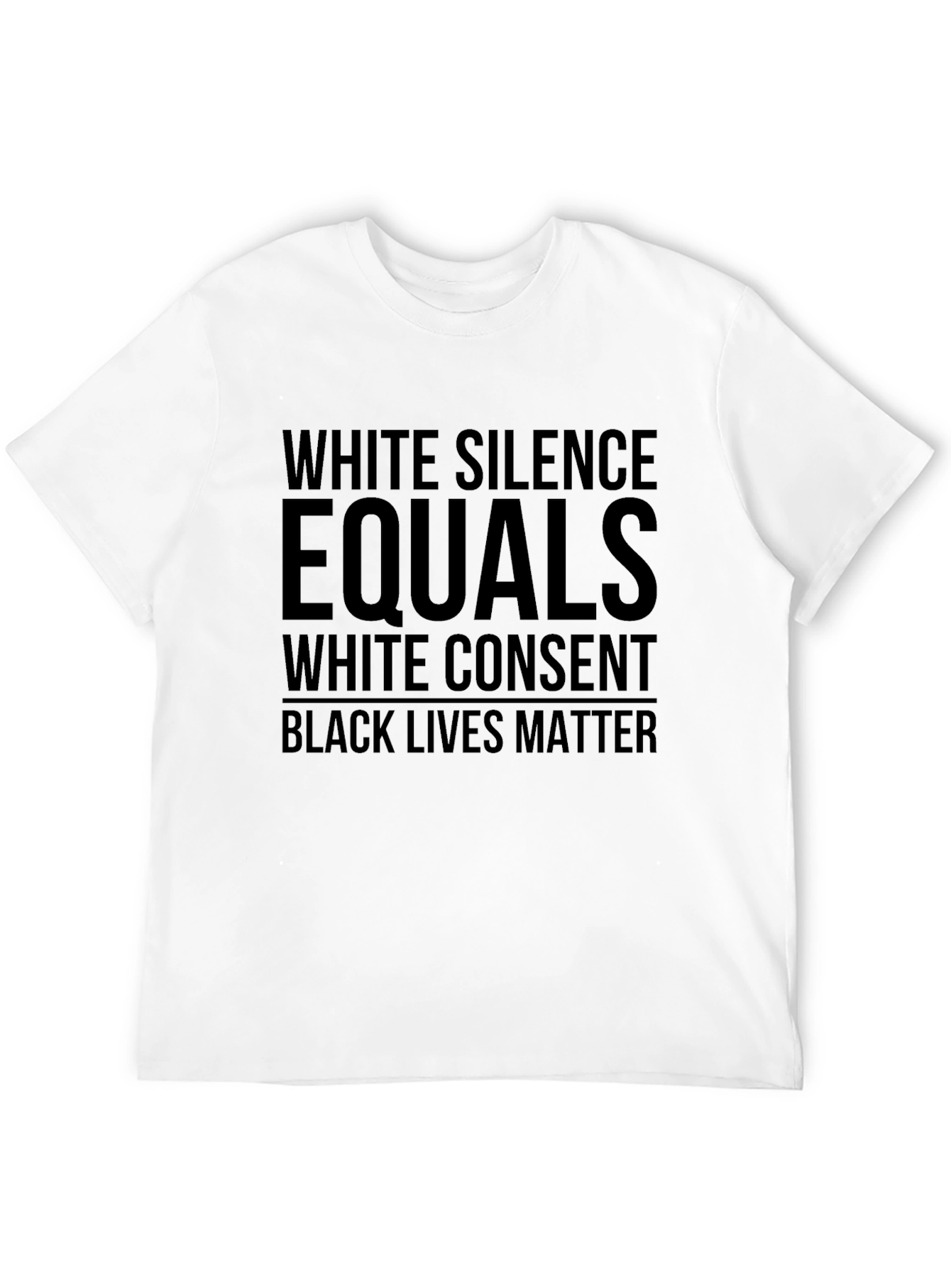 White Silence Equals White Consent BLM T-Shirt