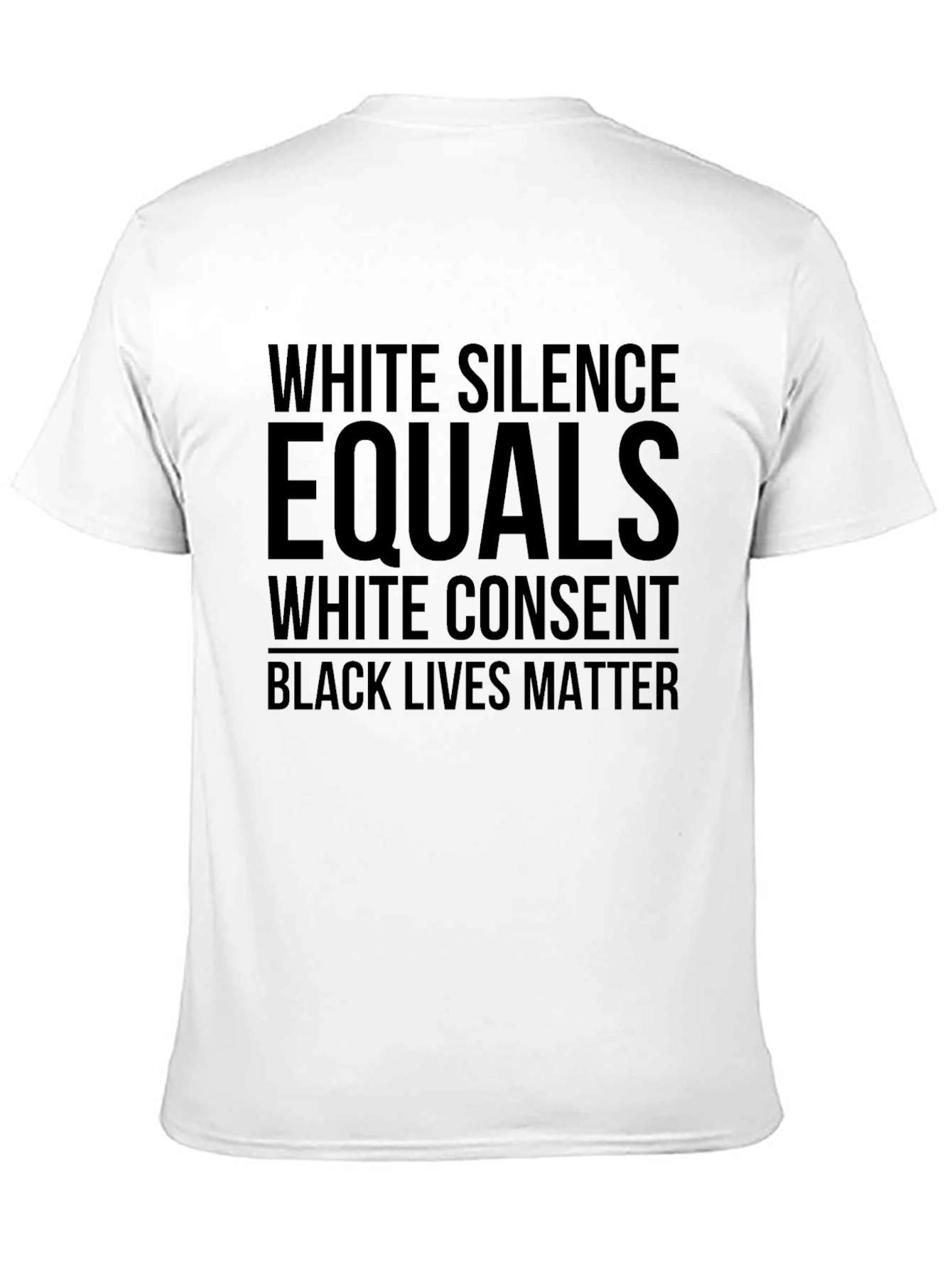 White Silence Equals White Consent BLM T-Shirt