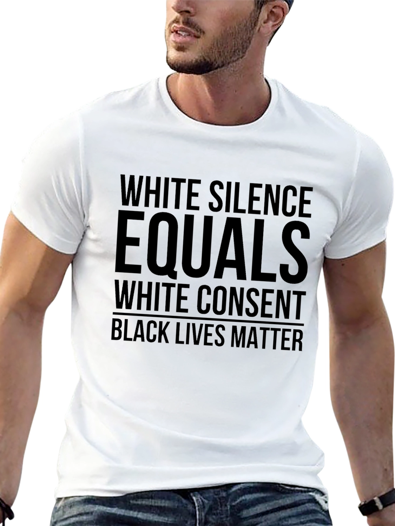 White Silence Equals White Consent BLM T-Shirt