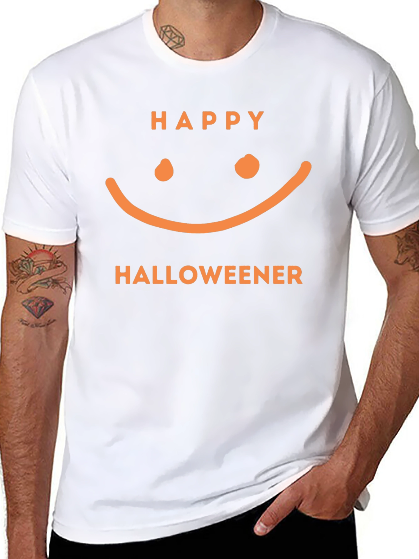 Happy Halloweener Graphic Tee - Halloween Fun