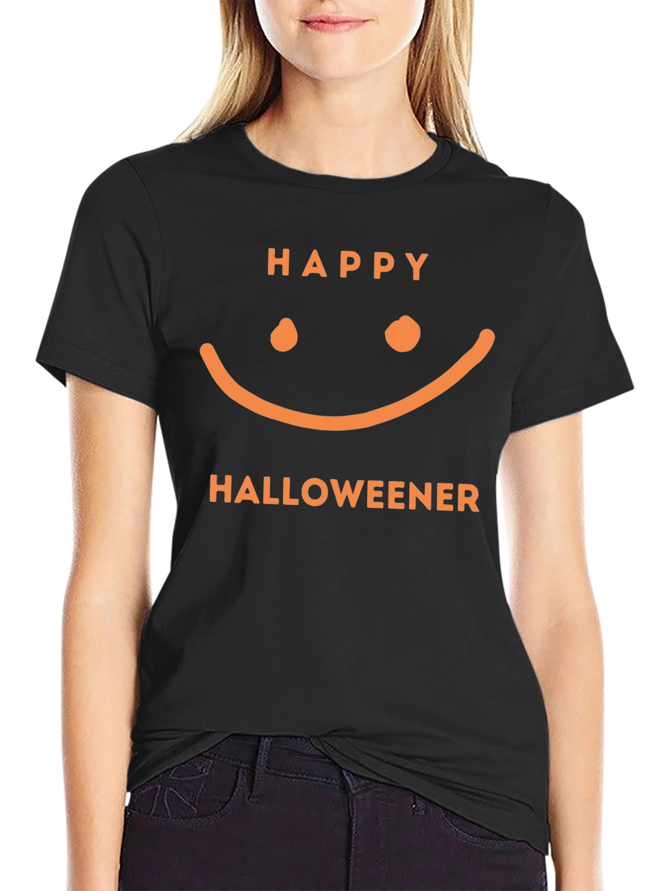 Happy Halloweener Graphic Tee - Halloween Fun