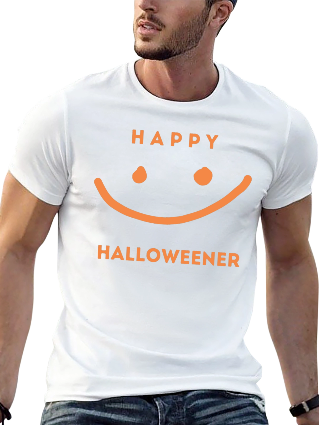 Happy Halloweener Graphic Tee - Halloween Fun