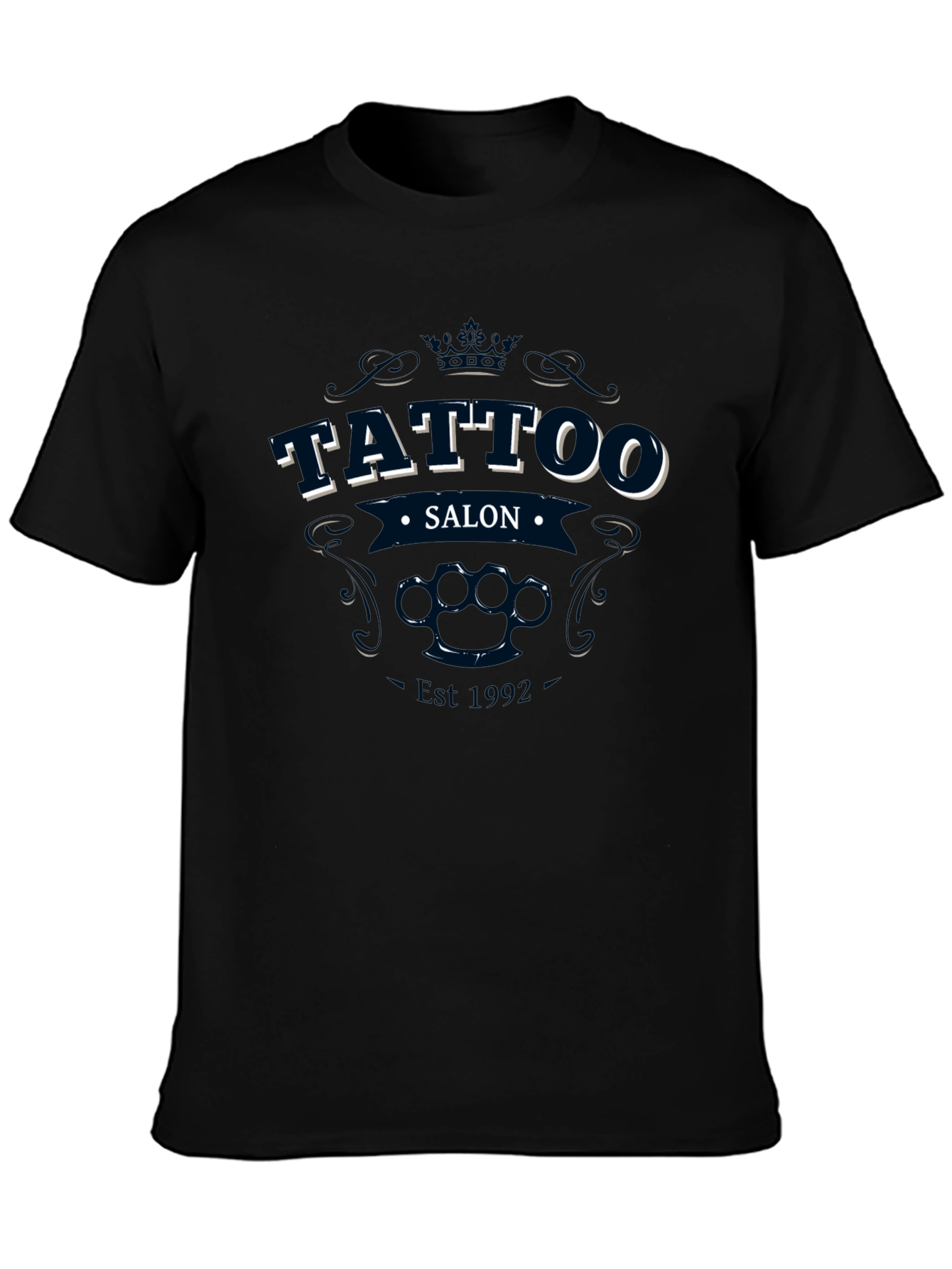 Tattoo Salon Est 1992 Black T-Shirt
