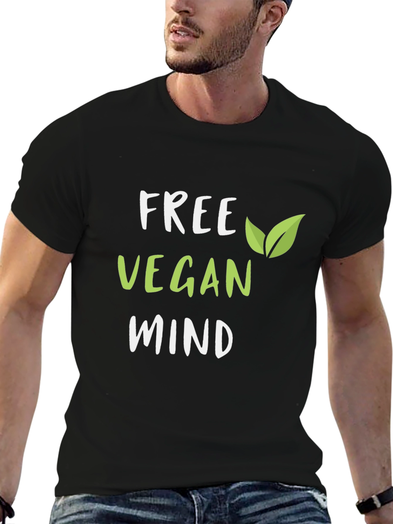 Free Vegan Mind T-Shirt | Unisex Cotton Tee