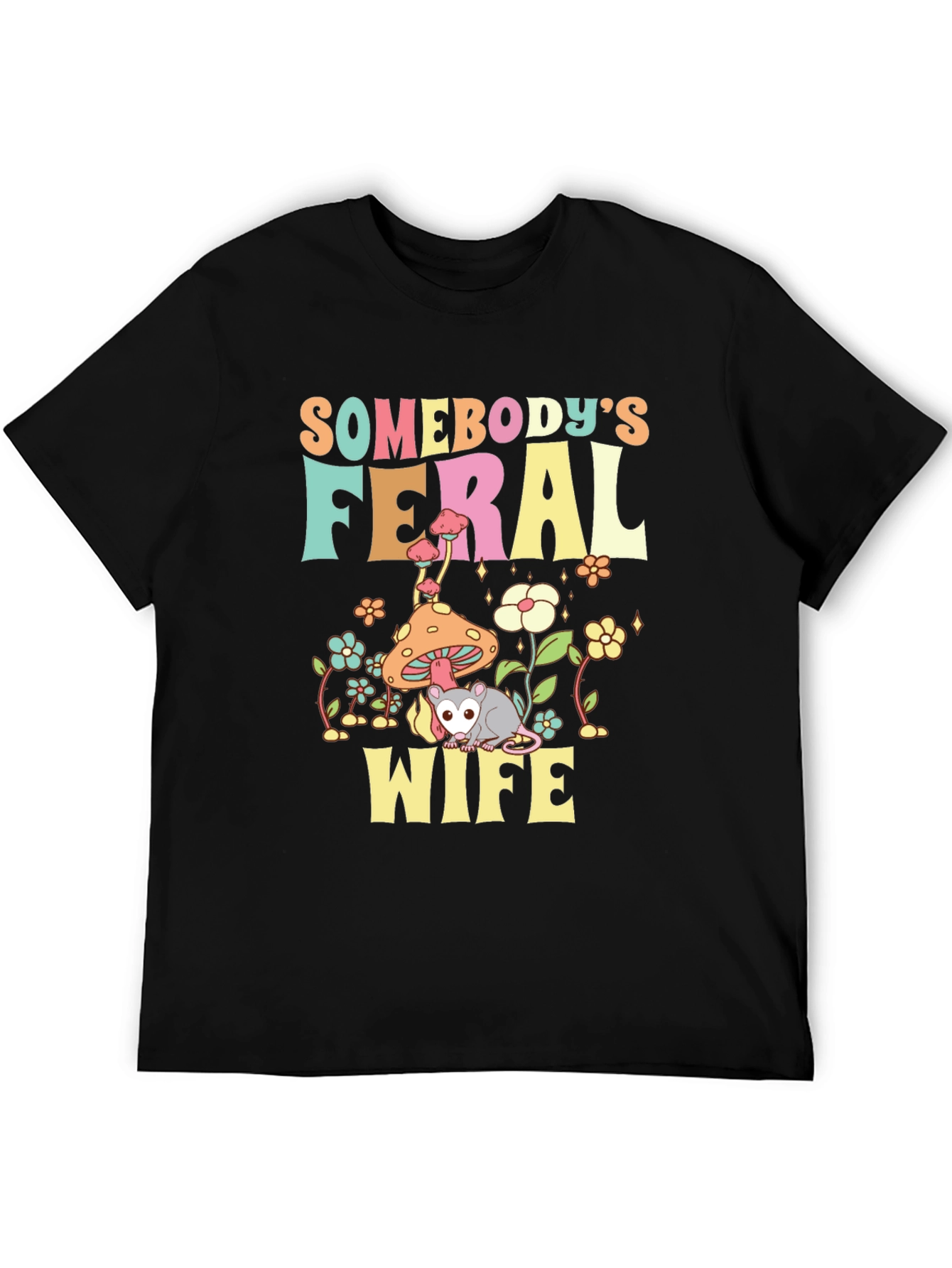 Somebodys Feral Wife Graphic Tee