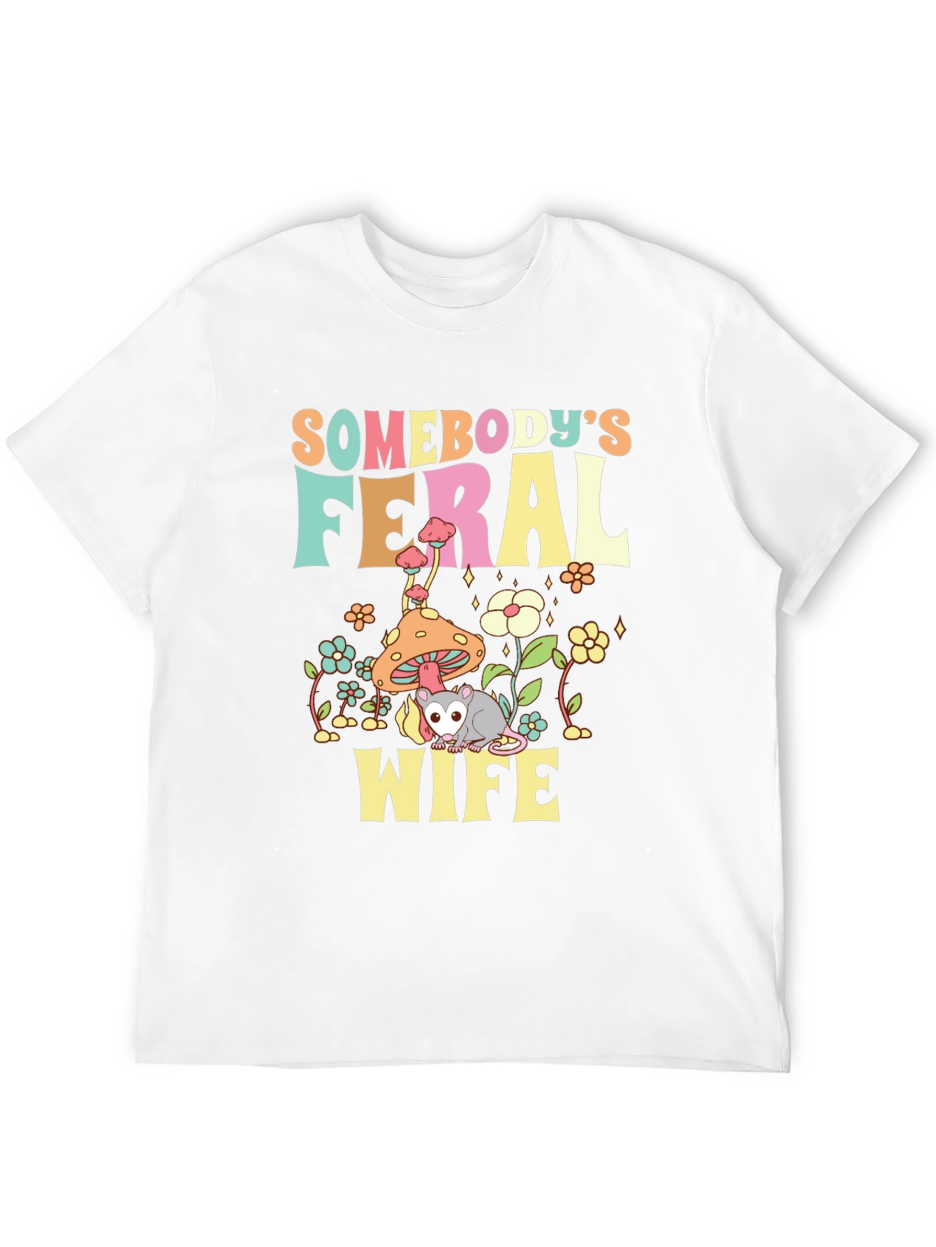 Somebodys Feral Wife Graphic Tee