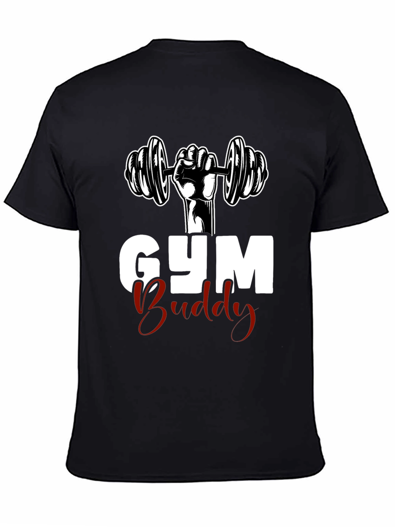 Gym Buddy Graphic Tee - Workout Shirt