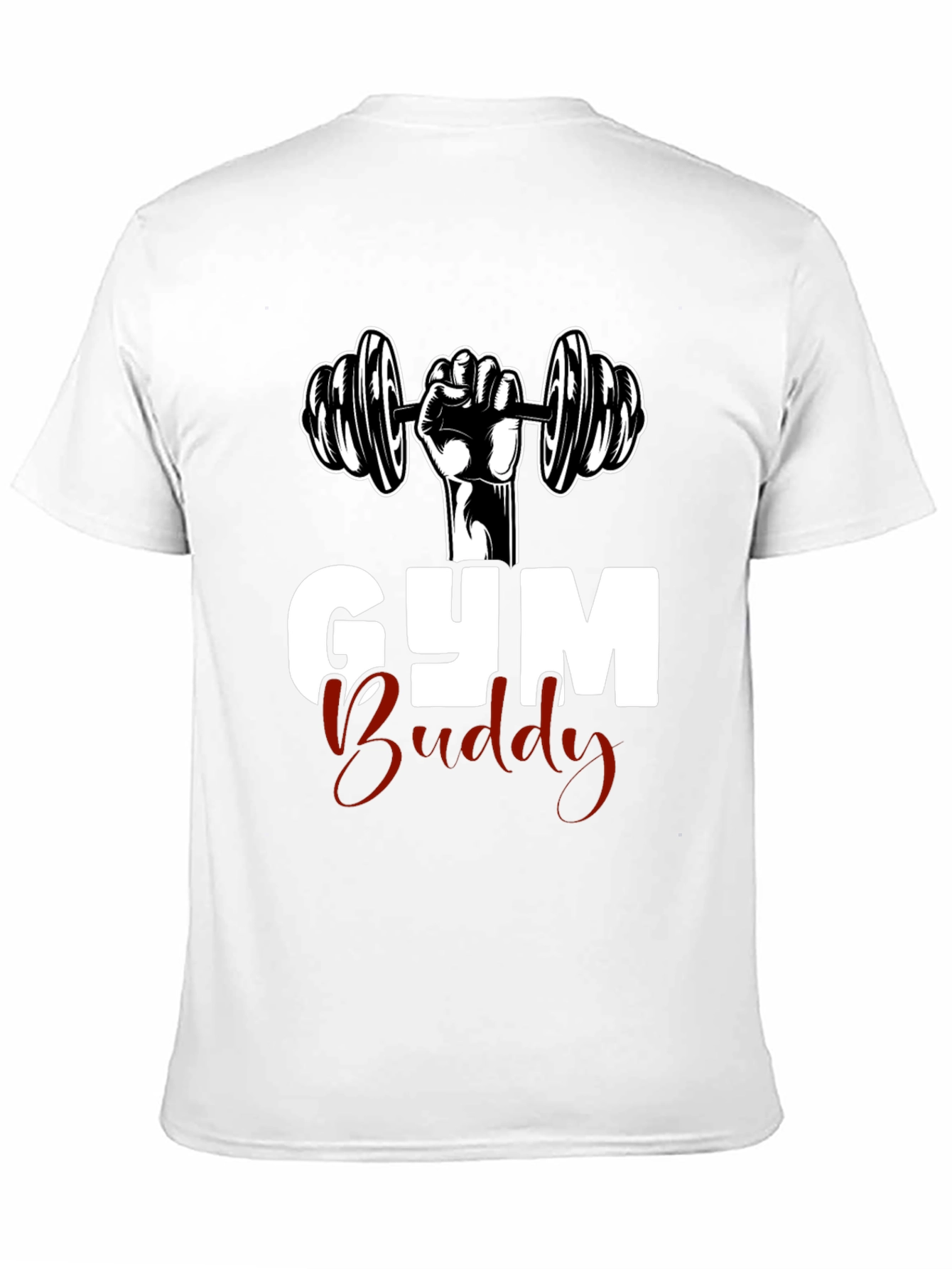 Gym Buddy Graphic Tee - Workout Shirt