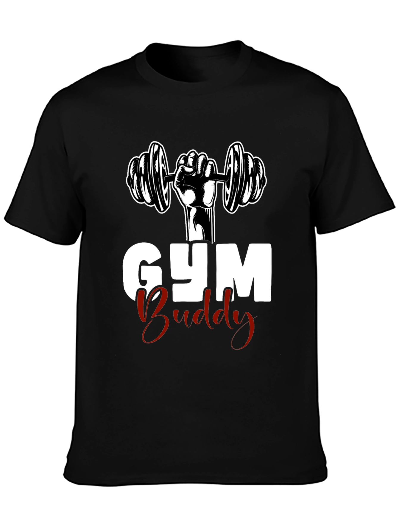 Gym Buddy Graphic Tee - Workout Shirt