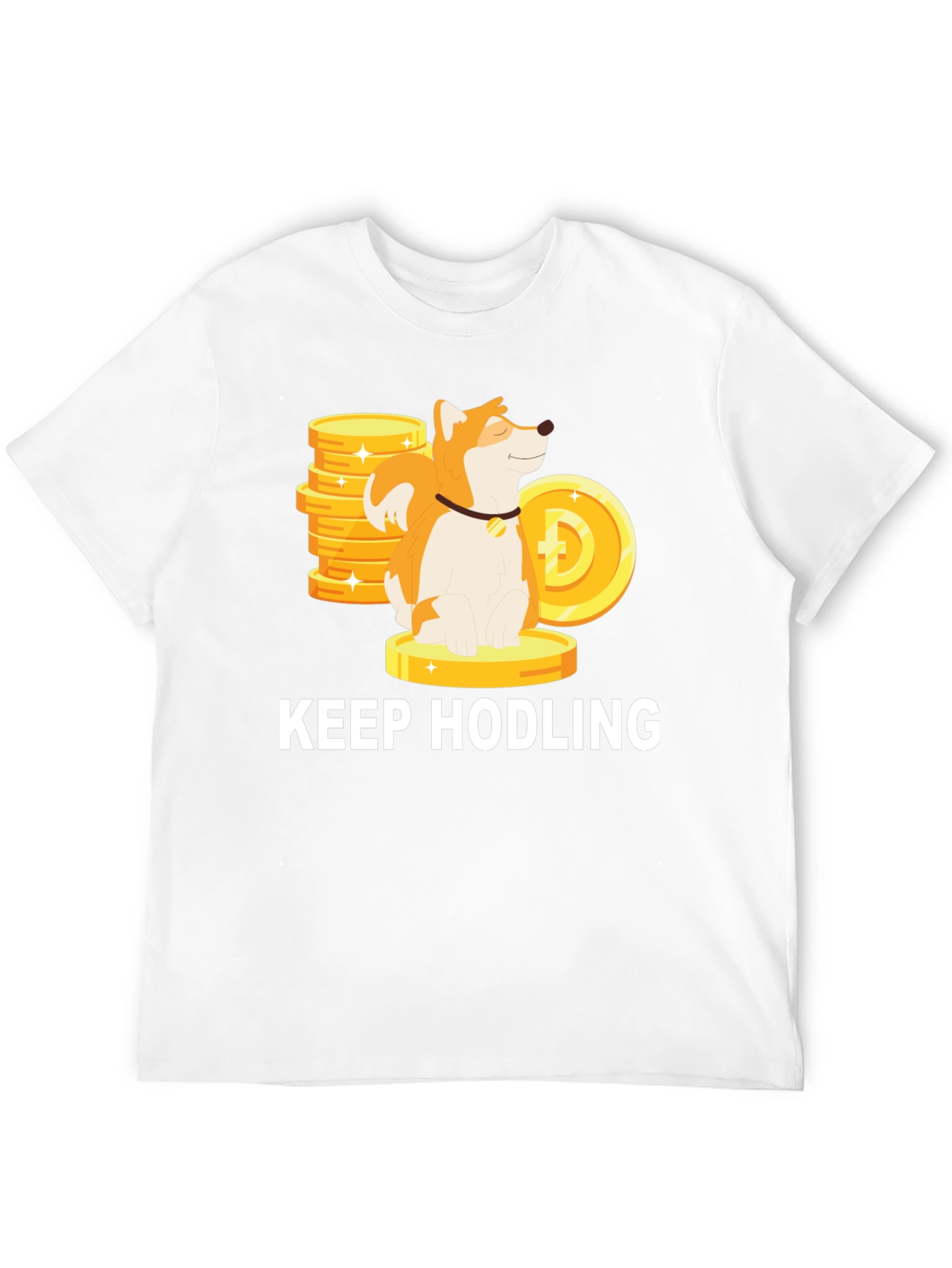 Keep Hodling Doge T-Shirt - Crypto Meme Tee