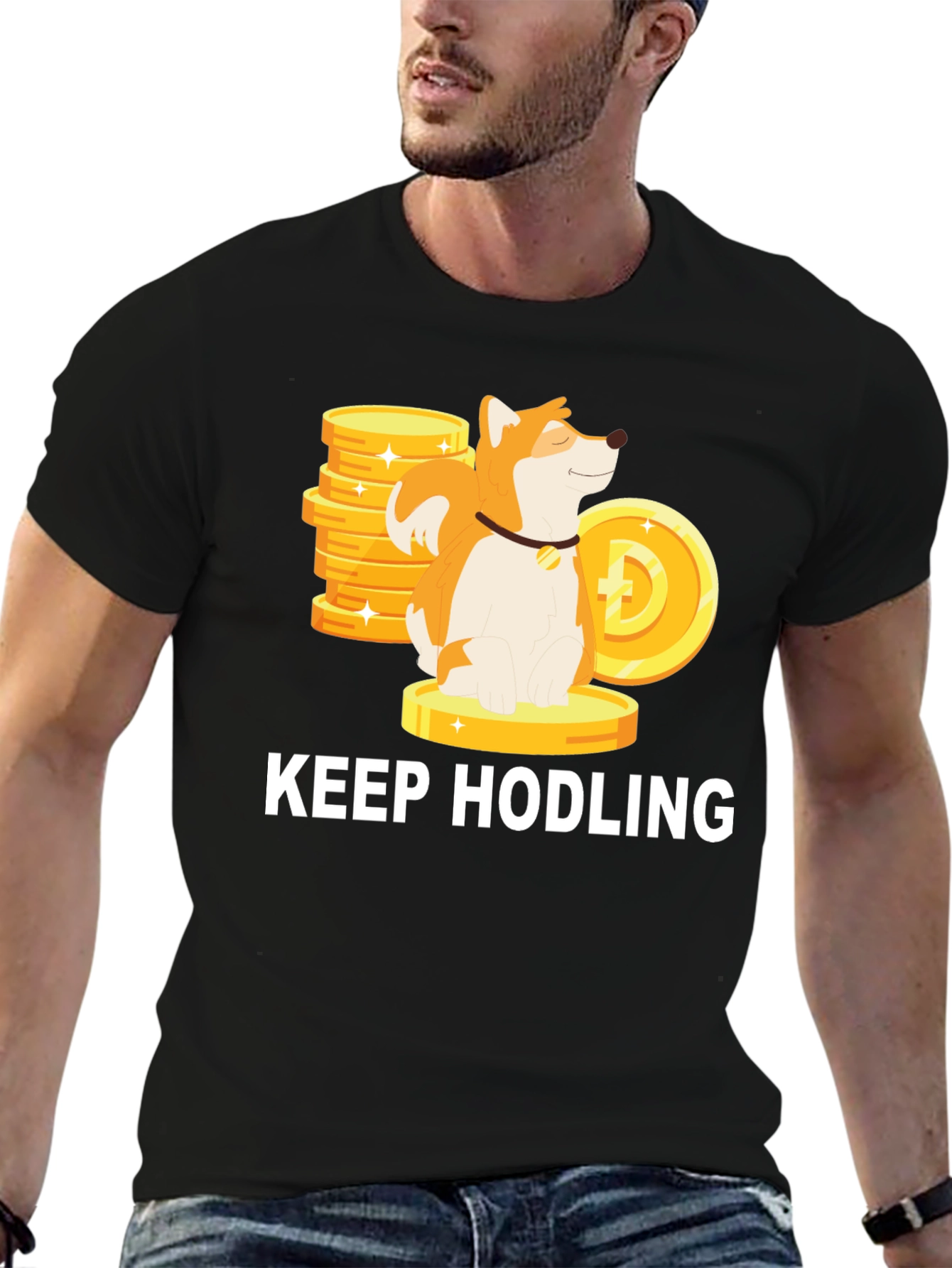 Keep Hodling Doge T-Shirt - Crypto Meme Tee