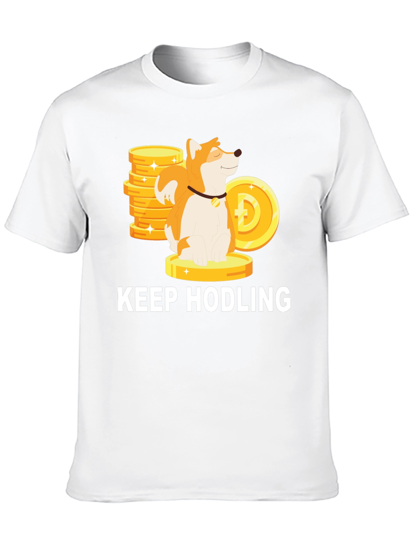 Keep Hodling Doge T-Shirt - Crypto Meme Tee