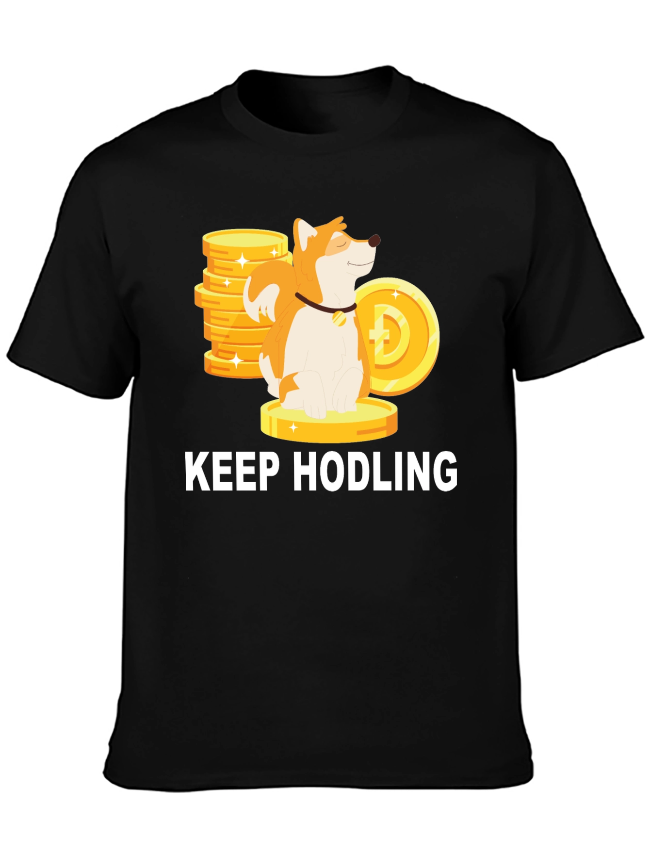 Keep Hodling Doge T-Shirt - Crypto Meme Tee