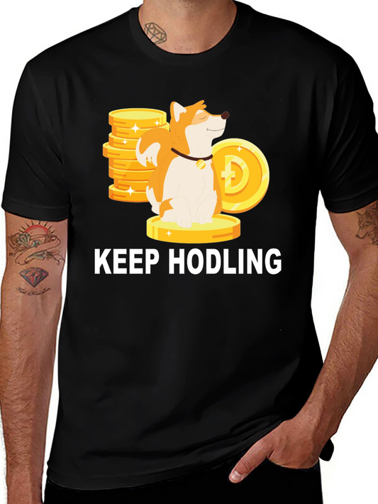 Keep Hodling Doge T-Shirt - Crypto Meme Tee