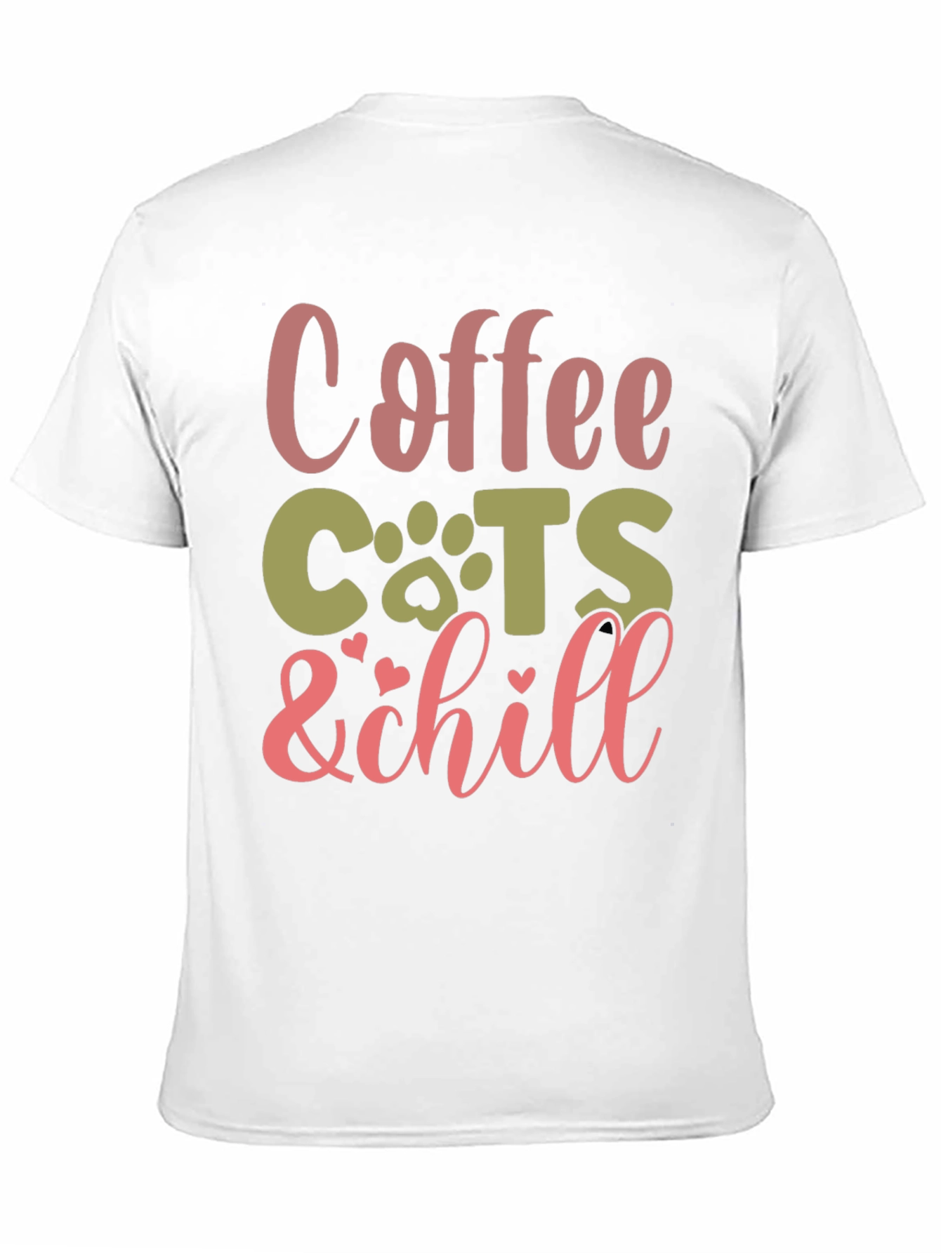 Coffee Cats & Chill Black Graphic Tee