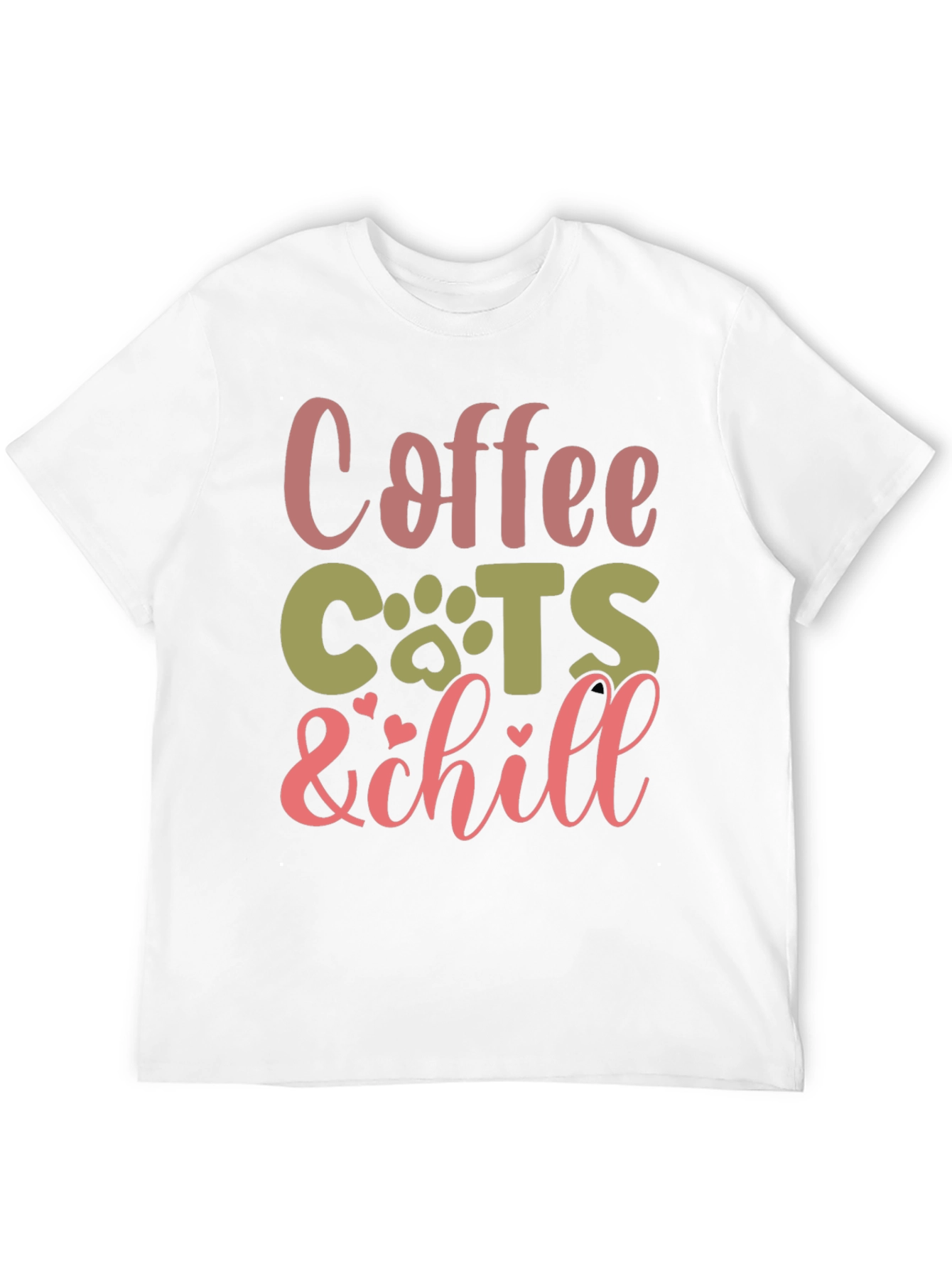 Coffee Cats & Chill Black Graphic Tee