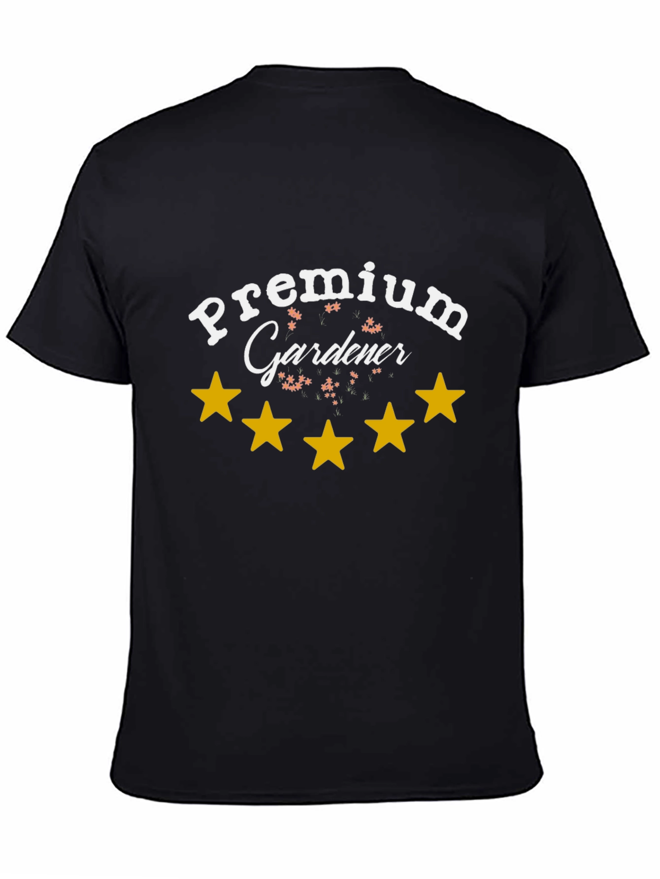 Premium Gardener T-Shirt - Five Star Design